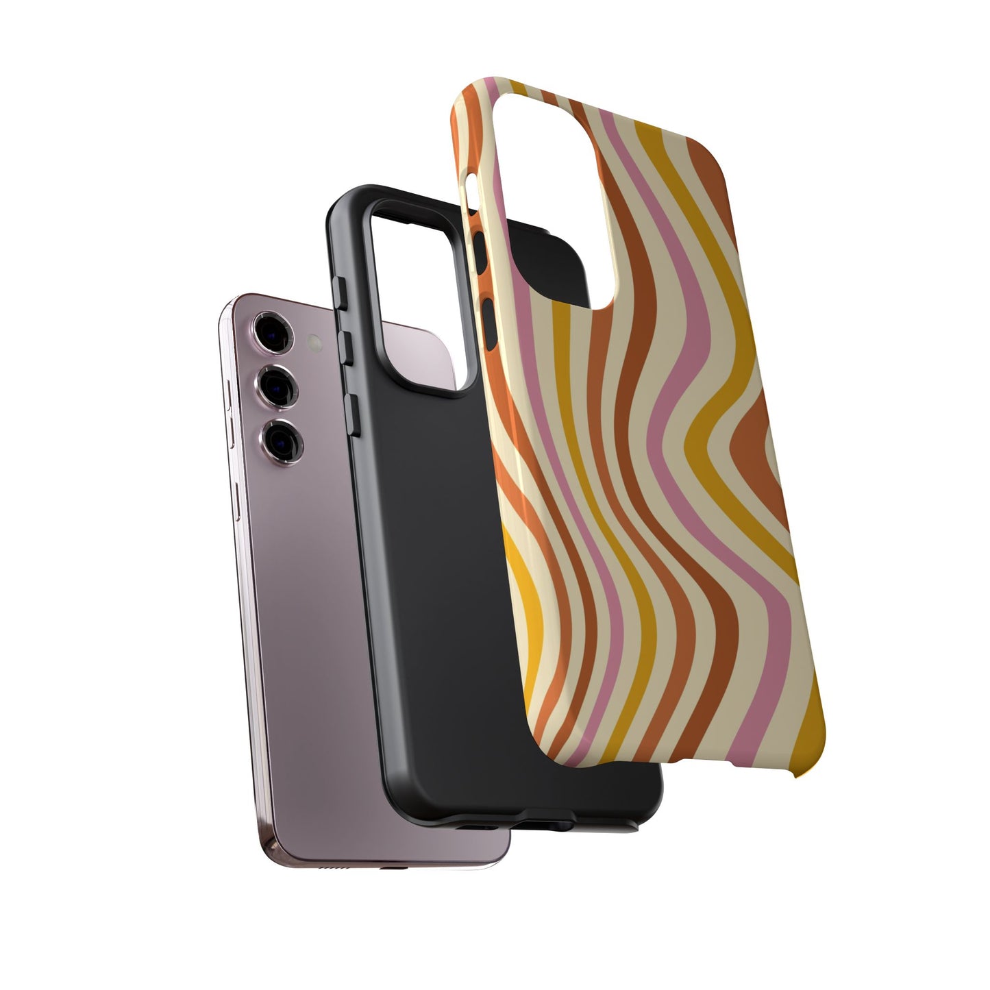 Retro Sunset Wave Samsung Case