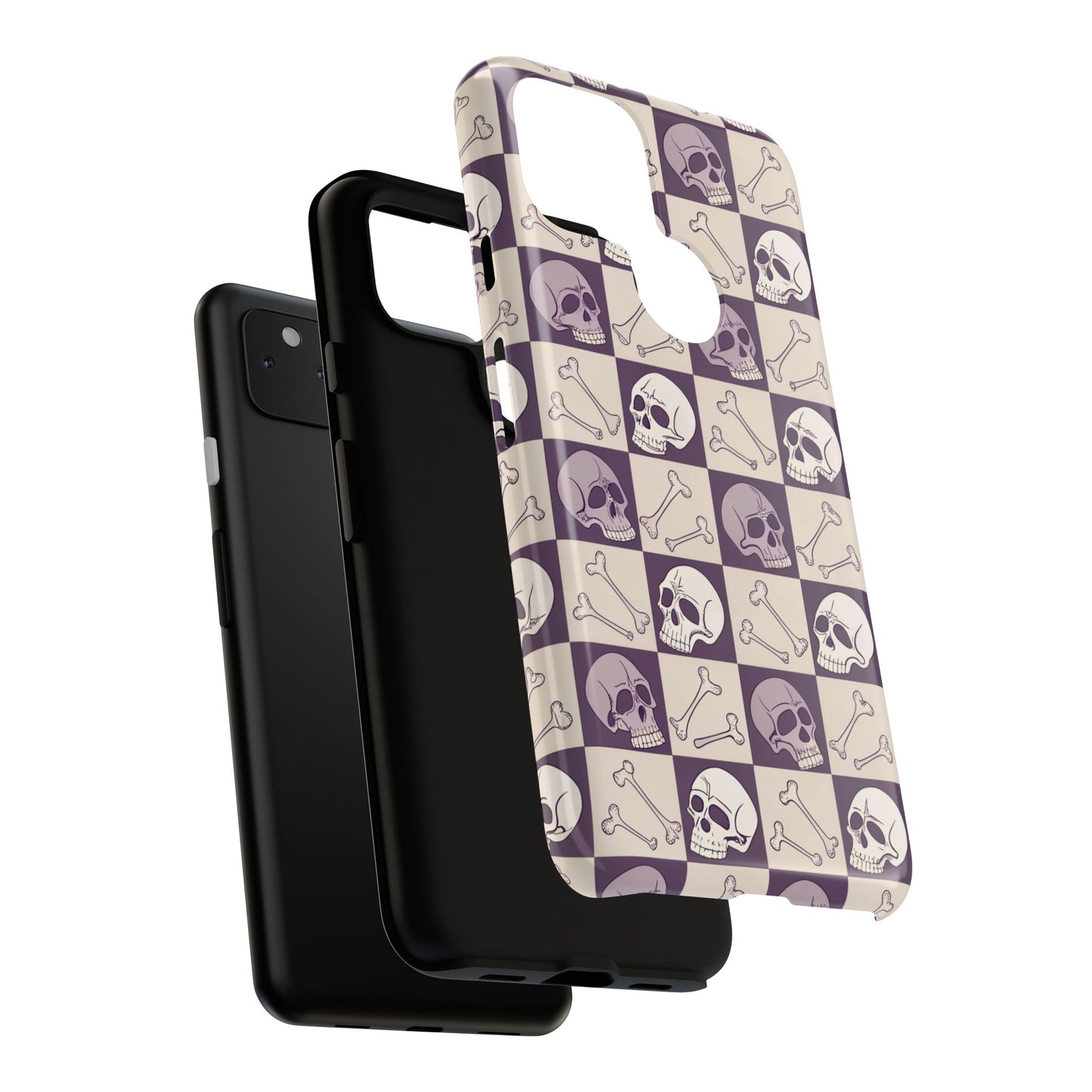 Skull & Bones Checkered Google Pixel Case