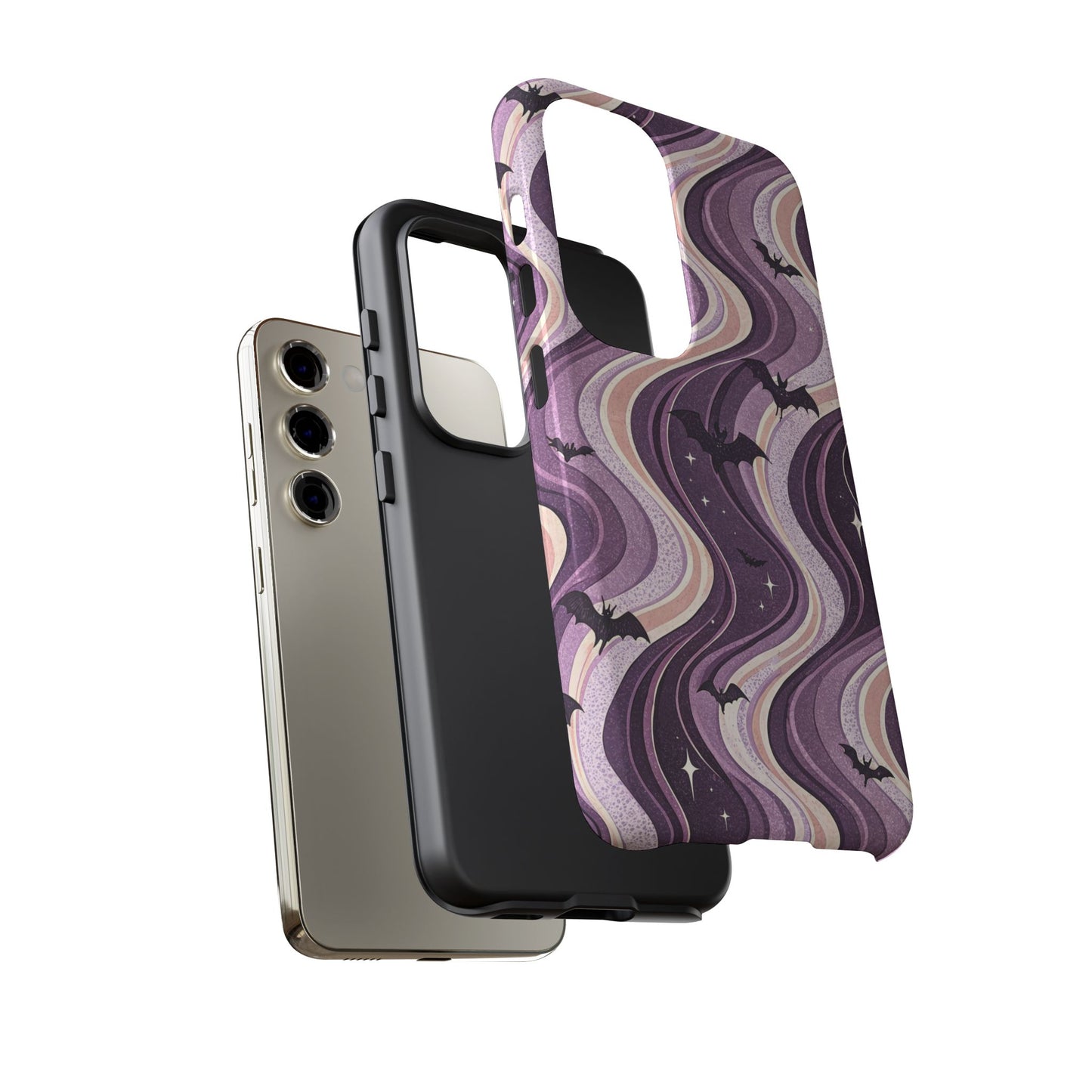 Retro Bats & Swirls Samsung Case