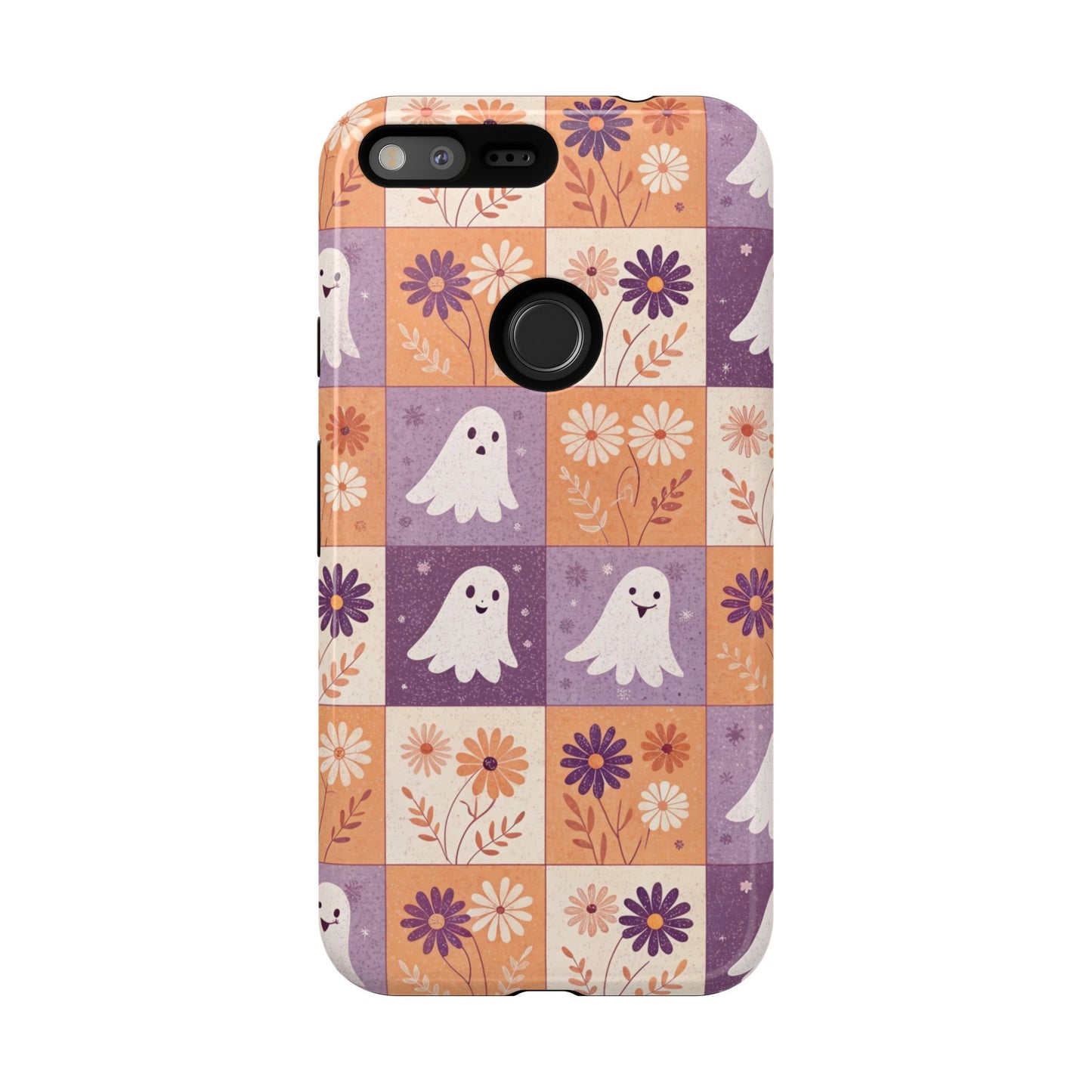 Ghost Floral Checkerboard Google Pixel Case
