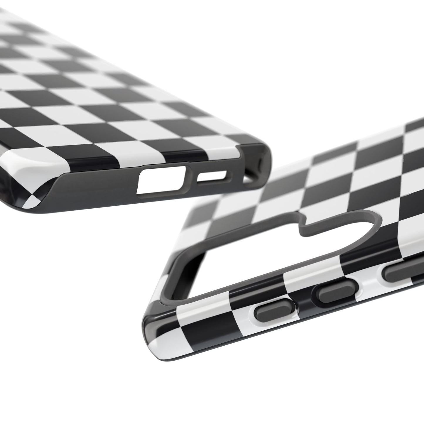 Black & White Checkerboard Samsung Case