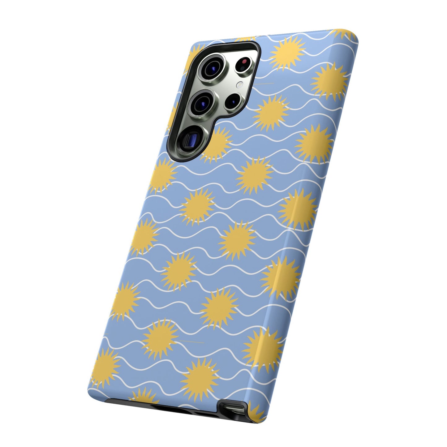 Sunny Waves Blue Samsung Case