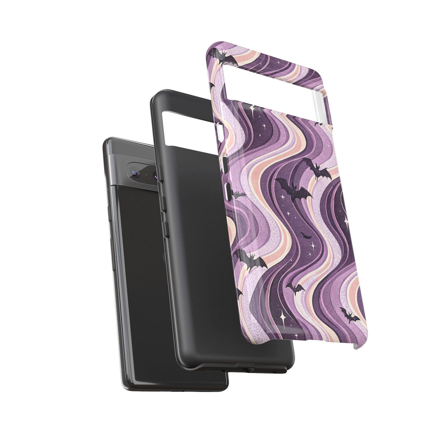 Retro Bats & Swirls Google Pixel Case