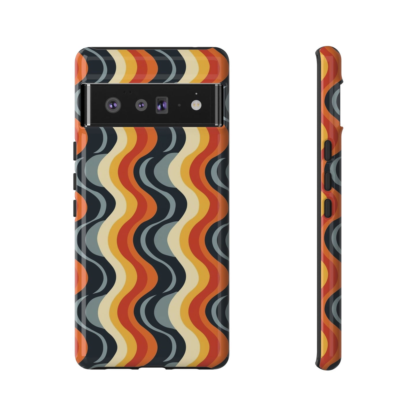 Retro Wavy Stripe Google Pixel Case