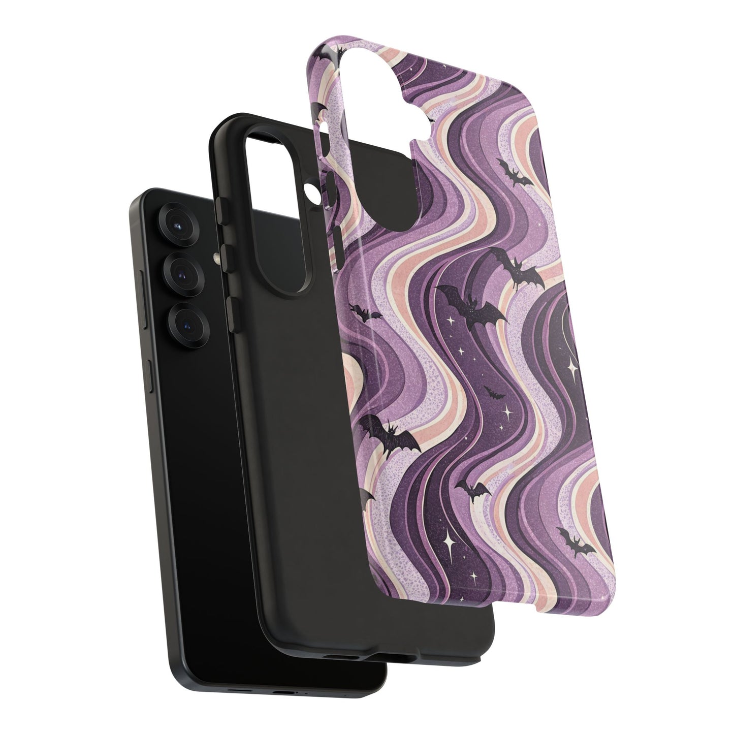 Retro Bats & Swirls Samsung Case