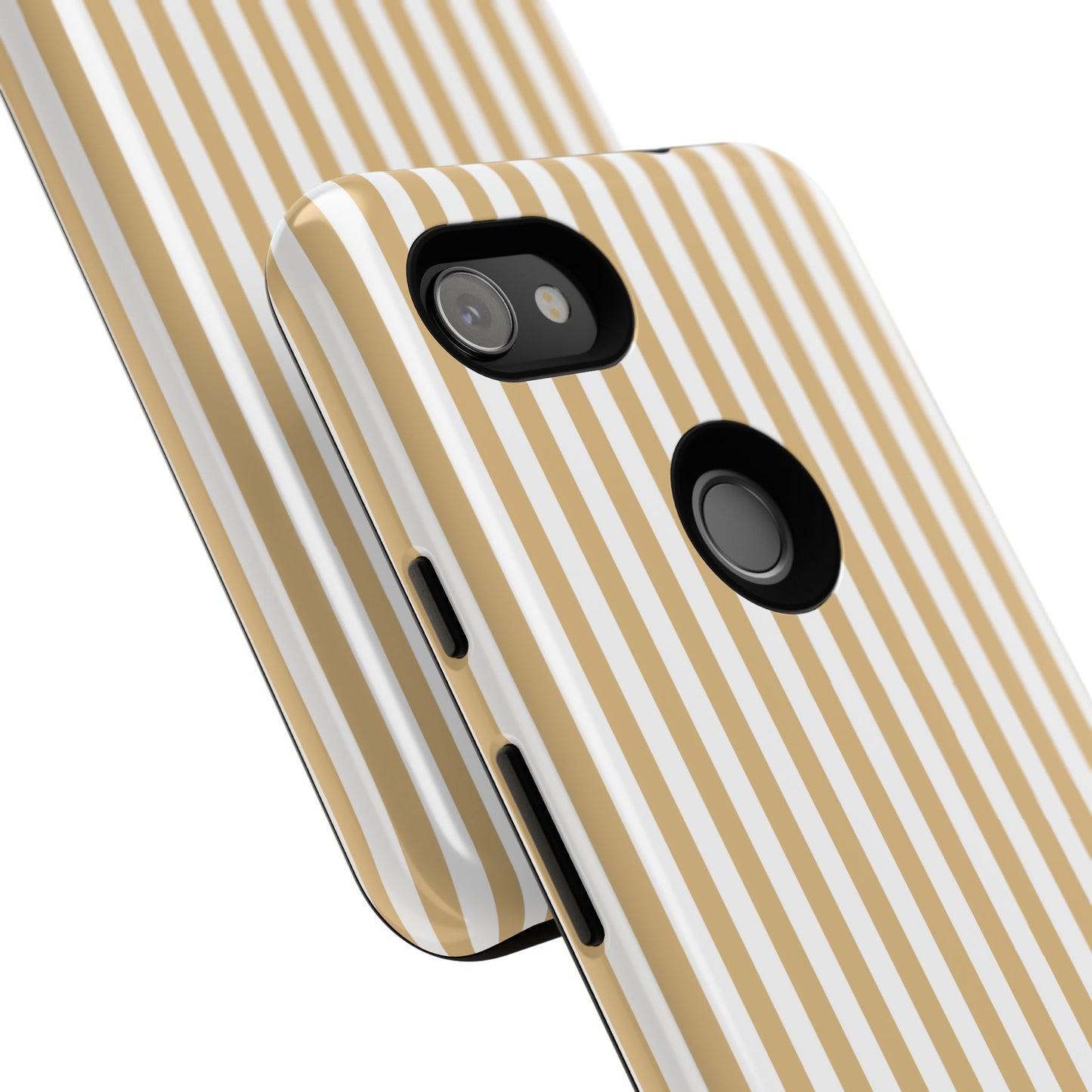 Yellow & White Stripe Google Pixel Case