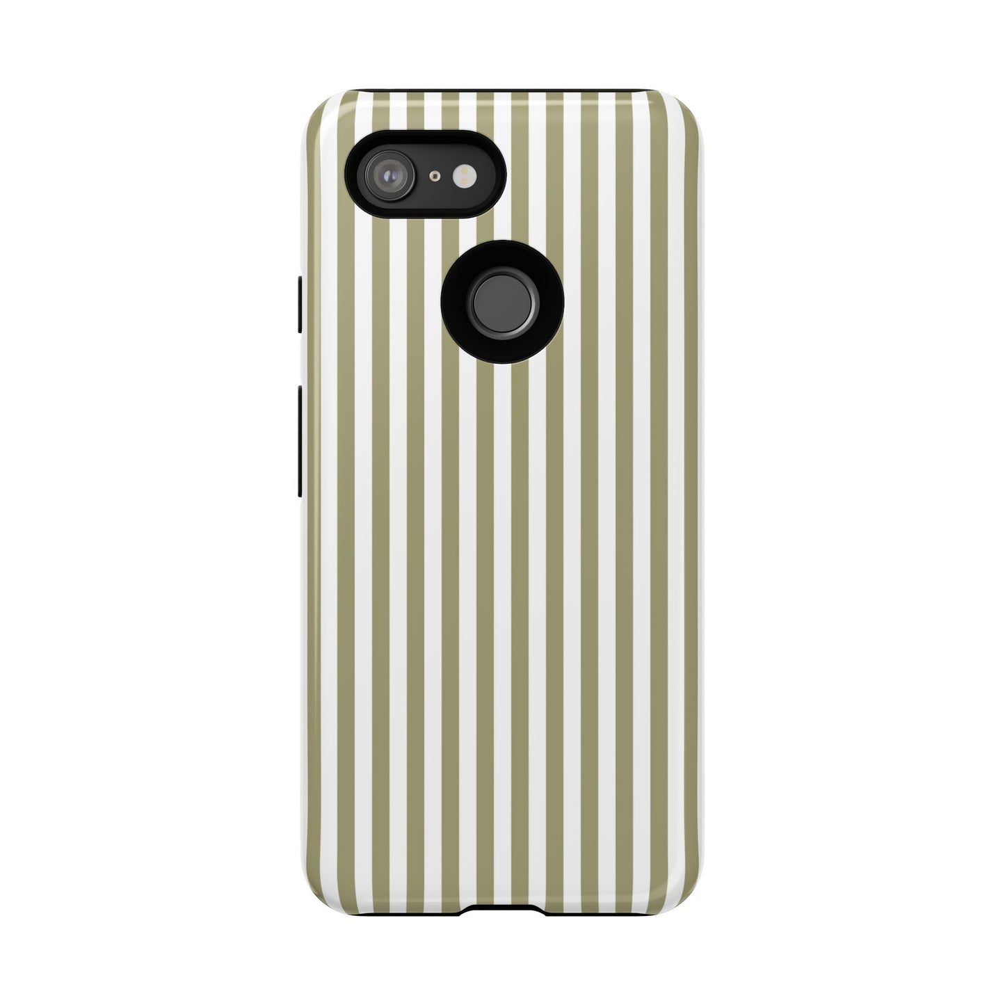 Sage & White Stripe Google Pixel Case
