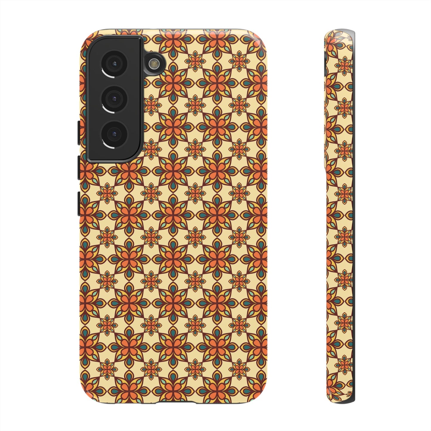 Retro Mandala Floral Samsung Galaxy Case