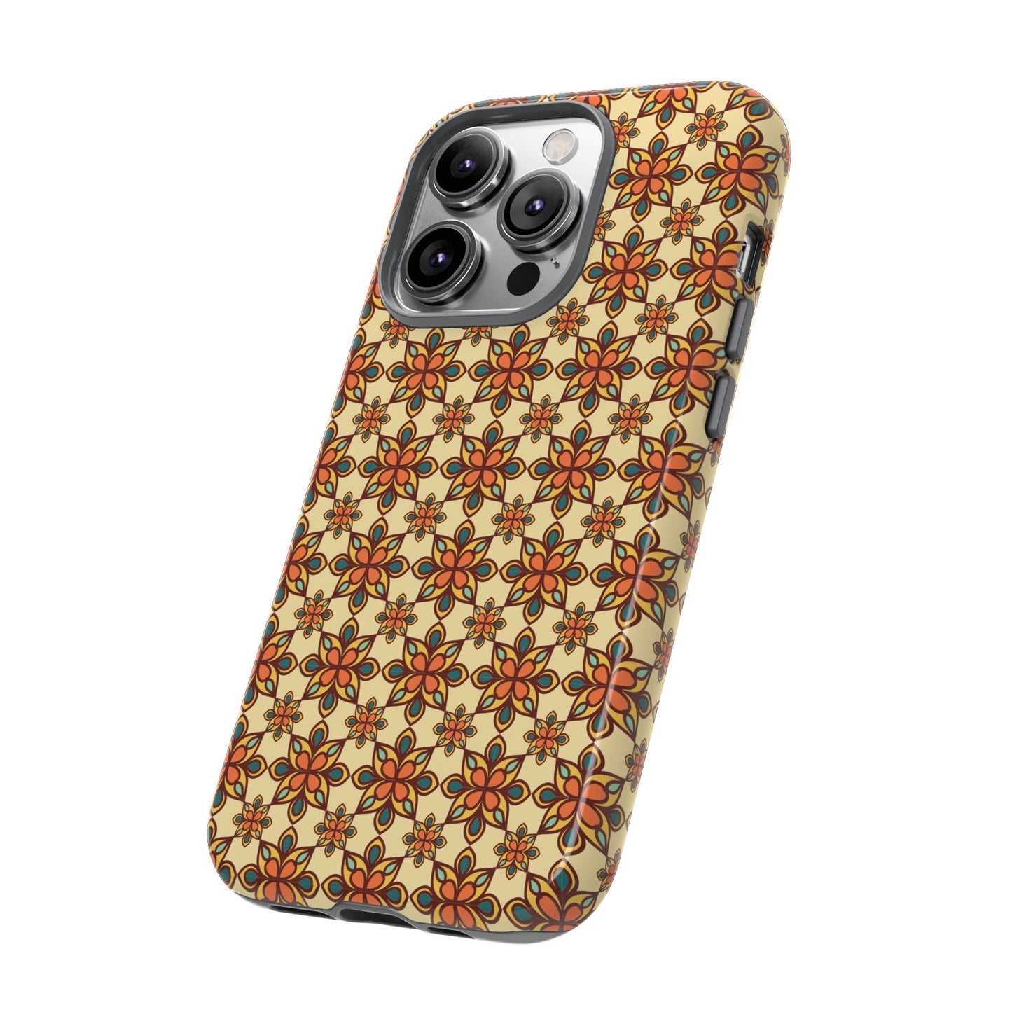 Retro Mandala Floral iPhone Case
