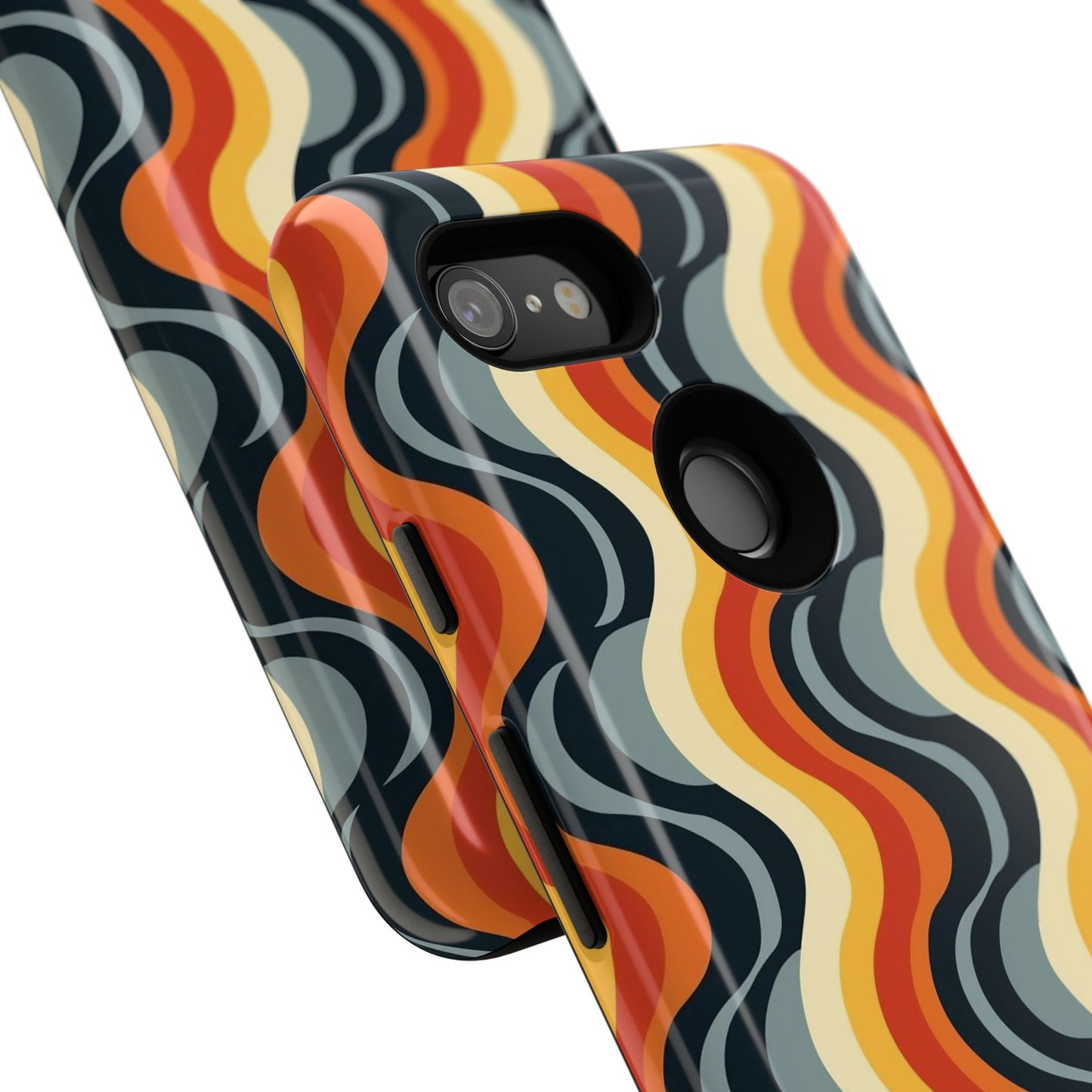 Retro Wavy Stripe Google Pixel Case