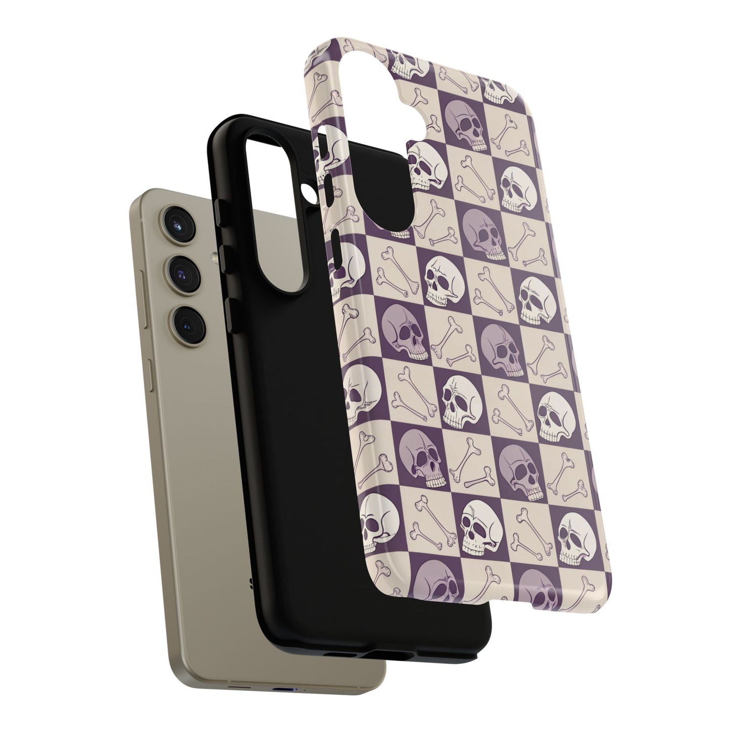 Skull & Bones Checkered Samsung Case