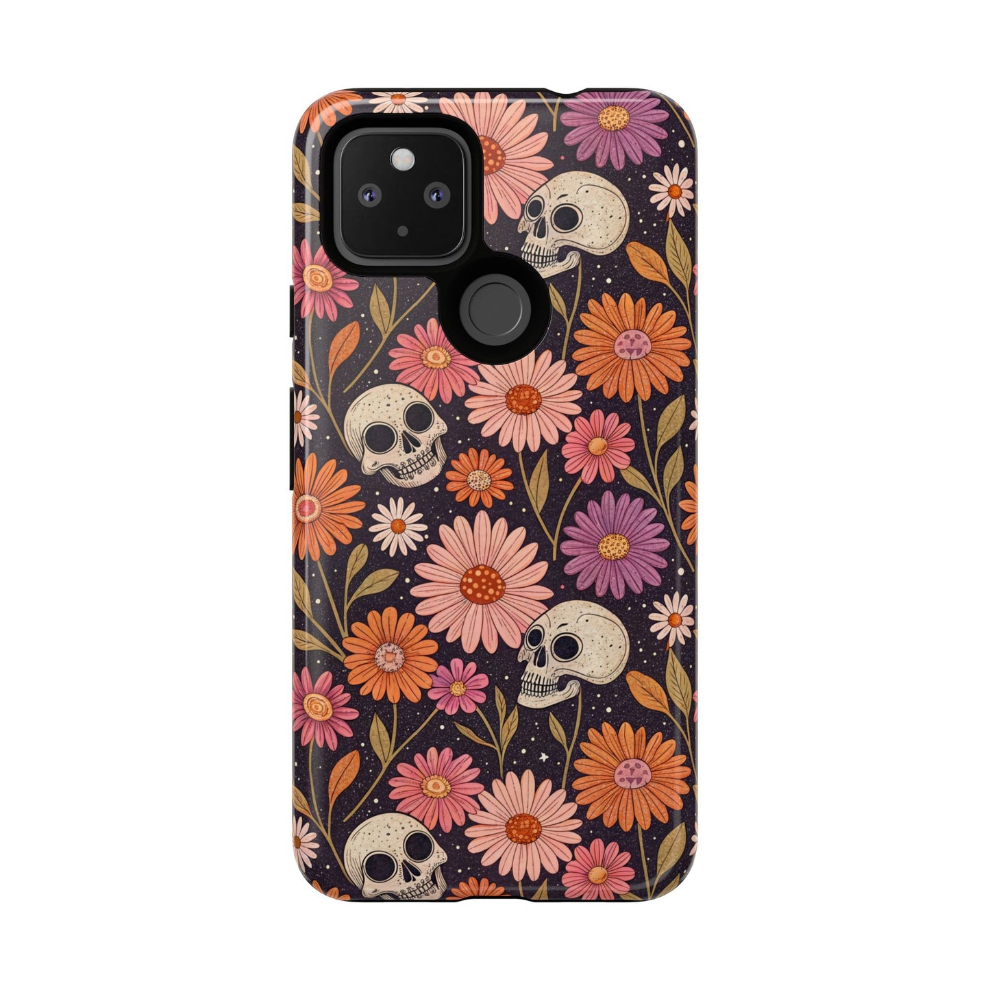 Skulls & Fall Florals Google Pixel Case