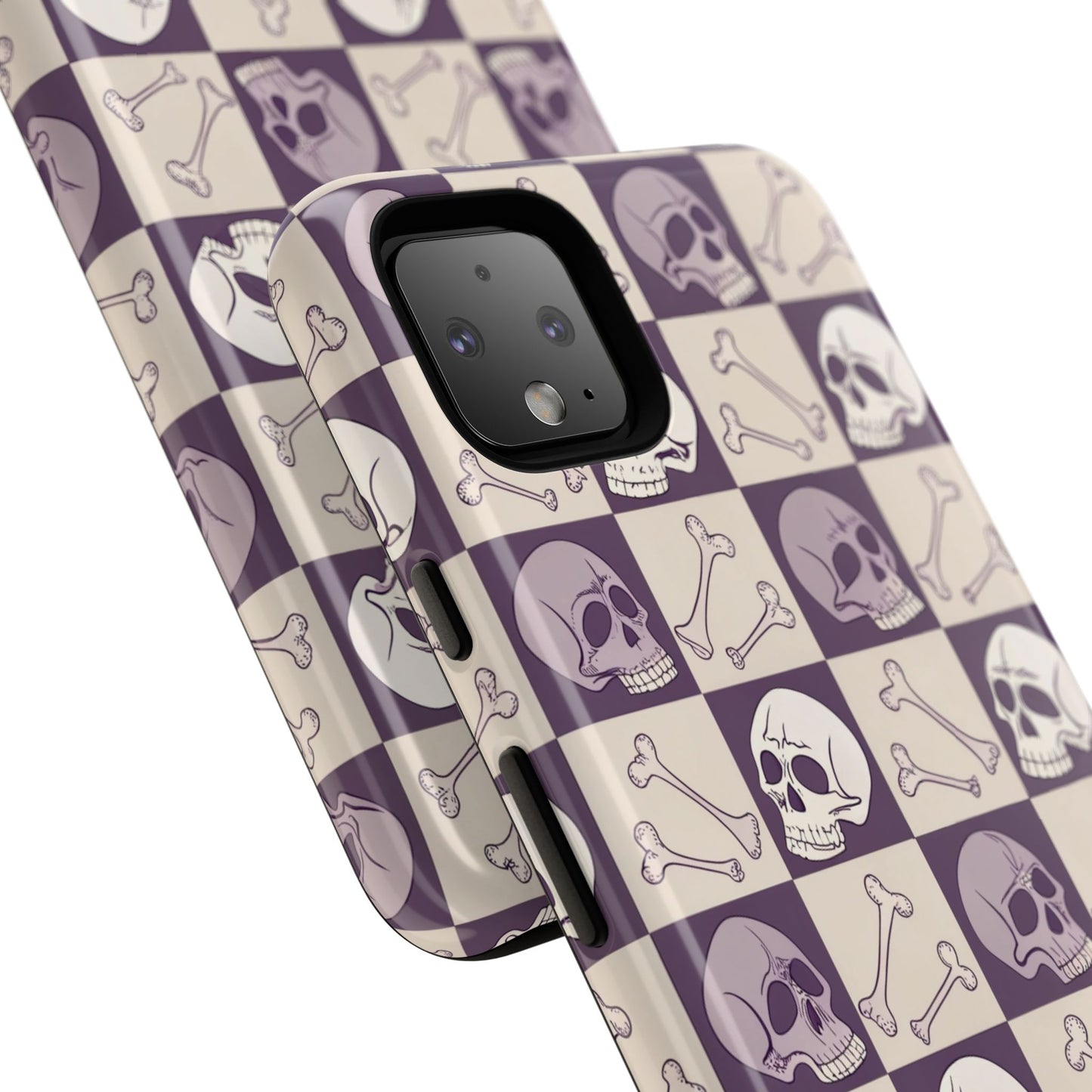 Skull & Bones Checkered Google Pixel Case