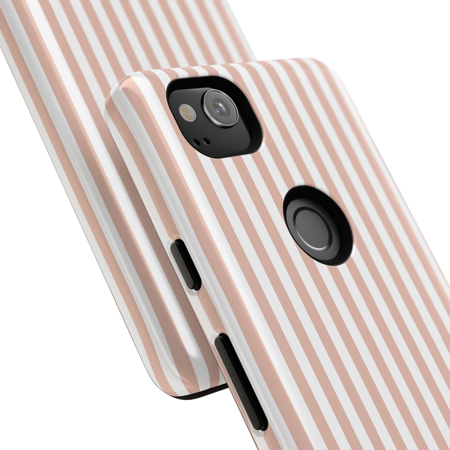 Blush & White Stripe Google Pixel Case
