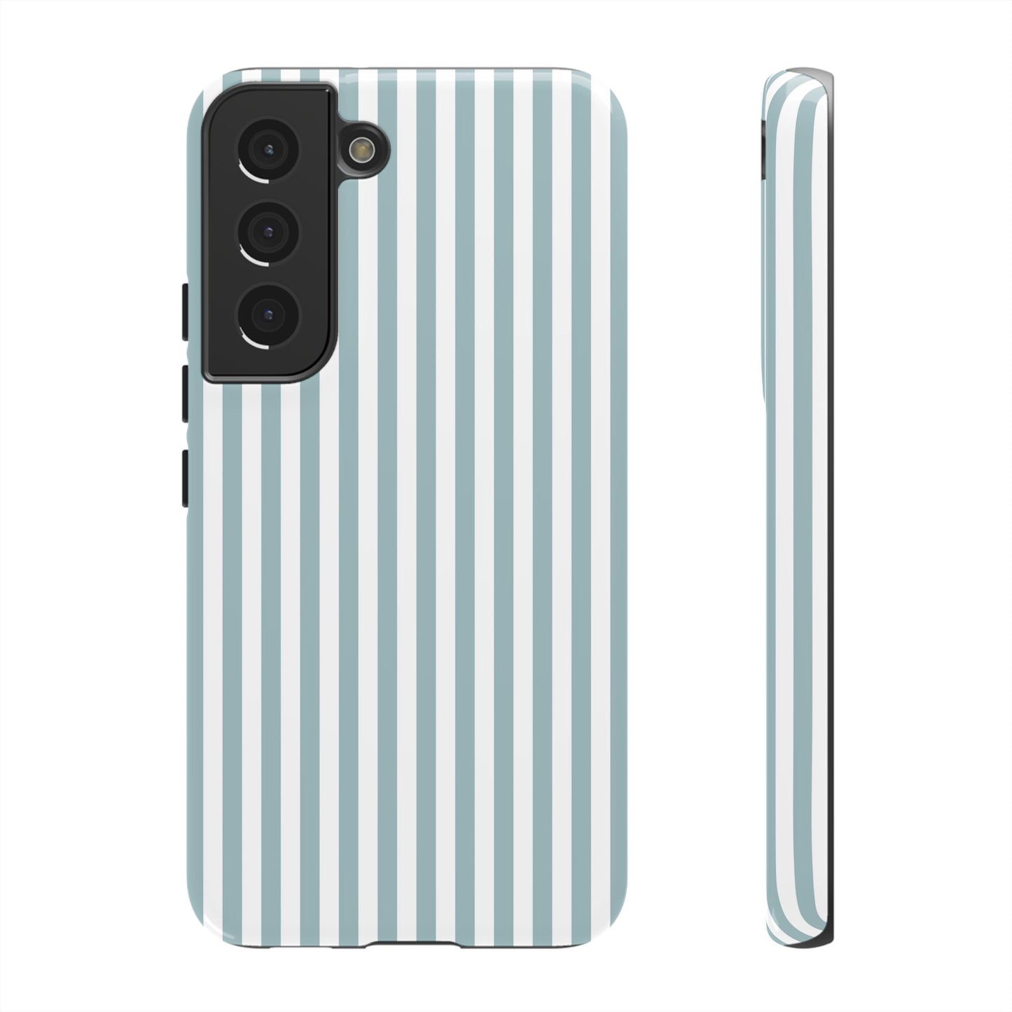 Blue & White Stripe Samsung Case
