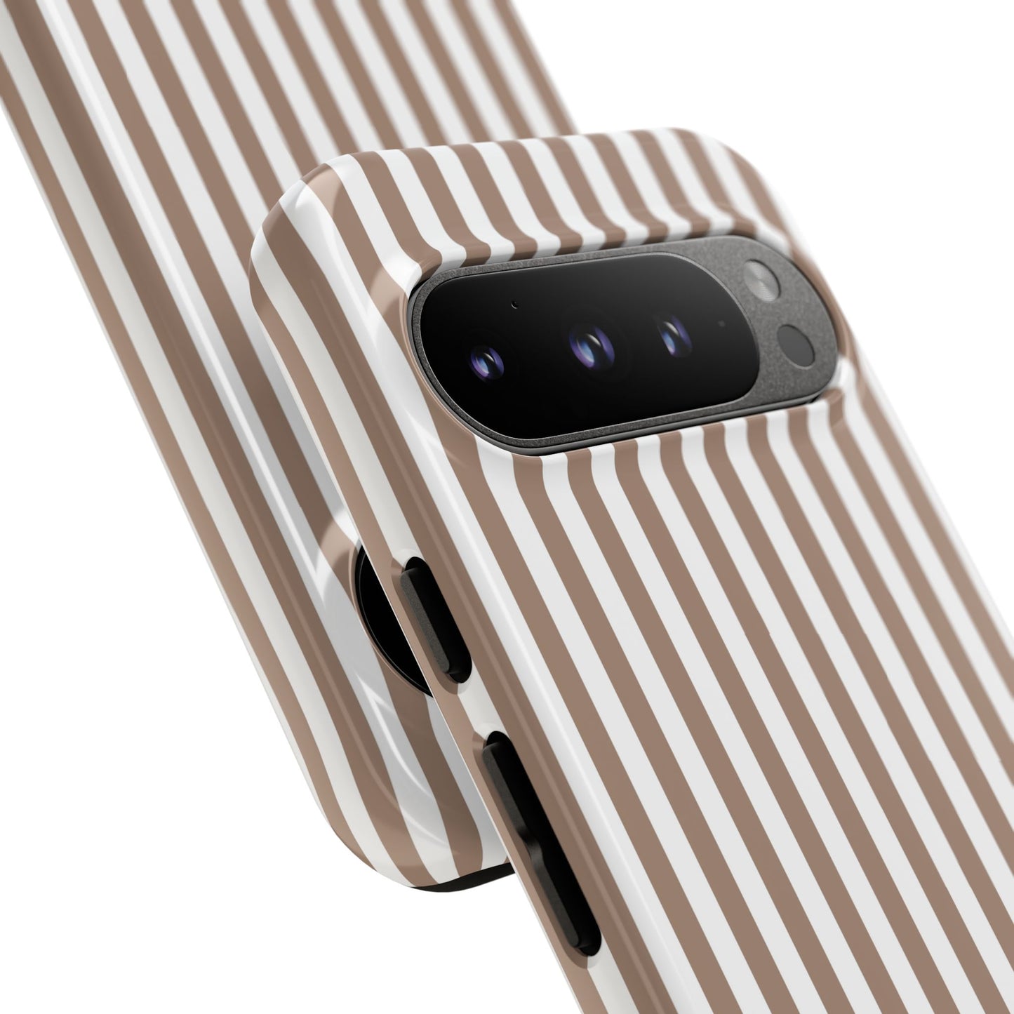 Beige & White Stripe Google Pixel Case