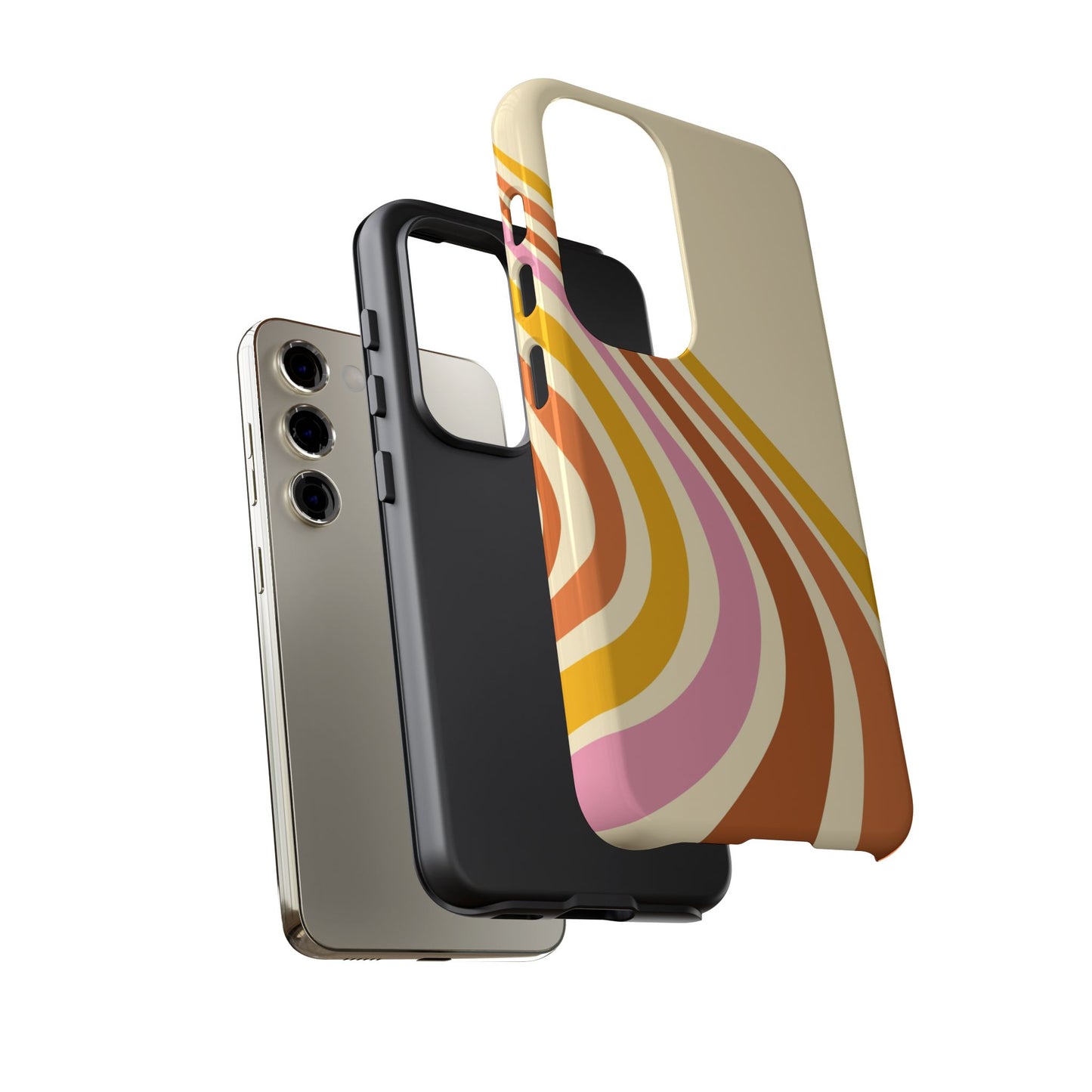 Retro Wave Swirl Samsung Case