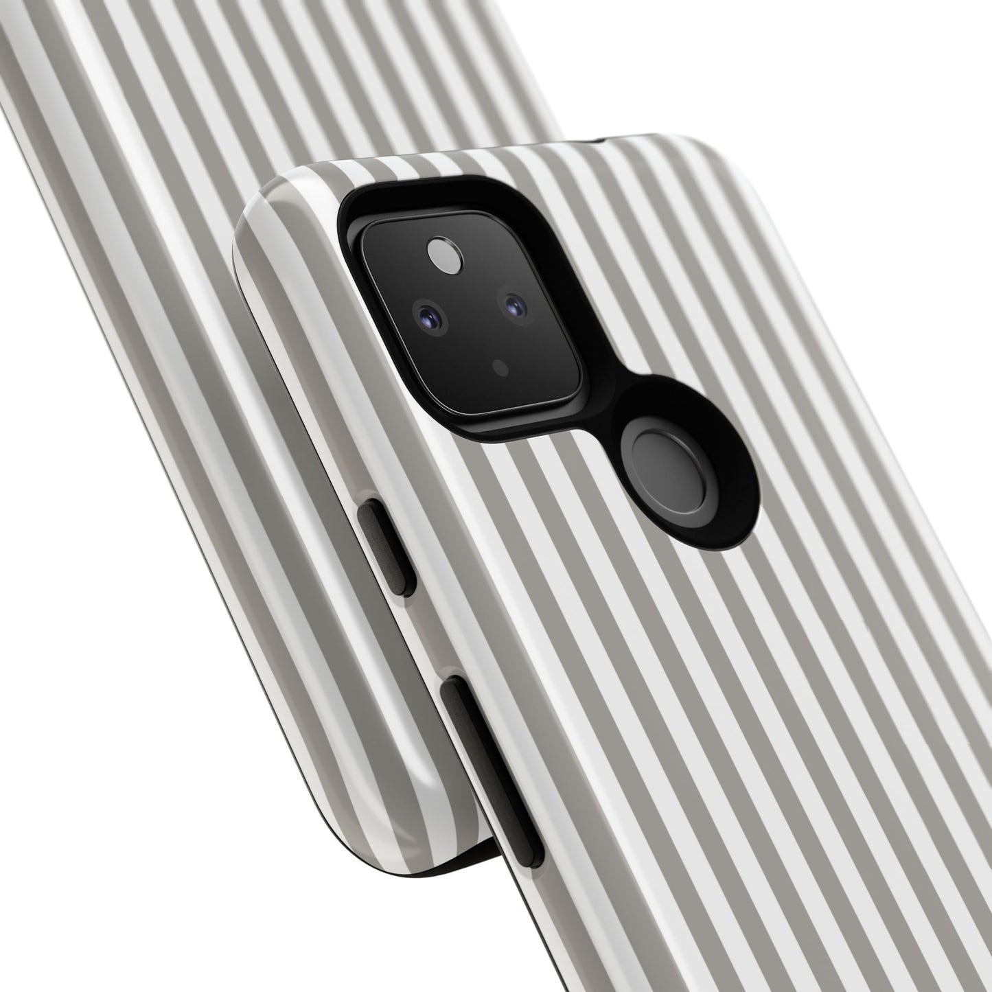 Gray & White Stripe Google Pixel Case