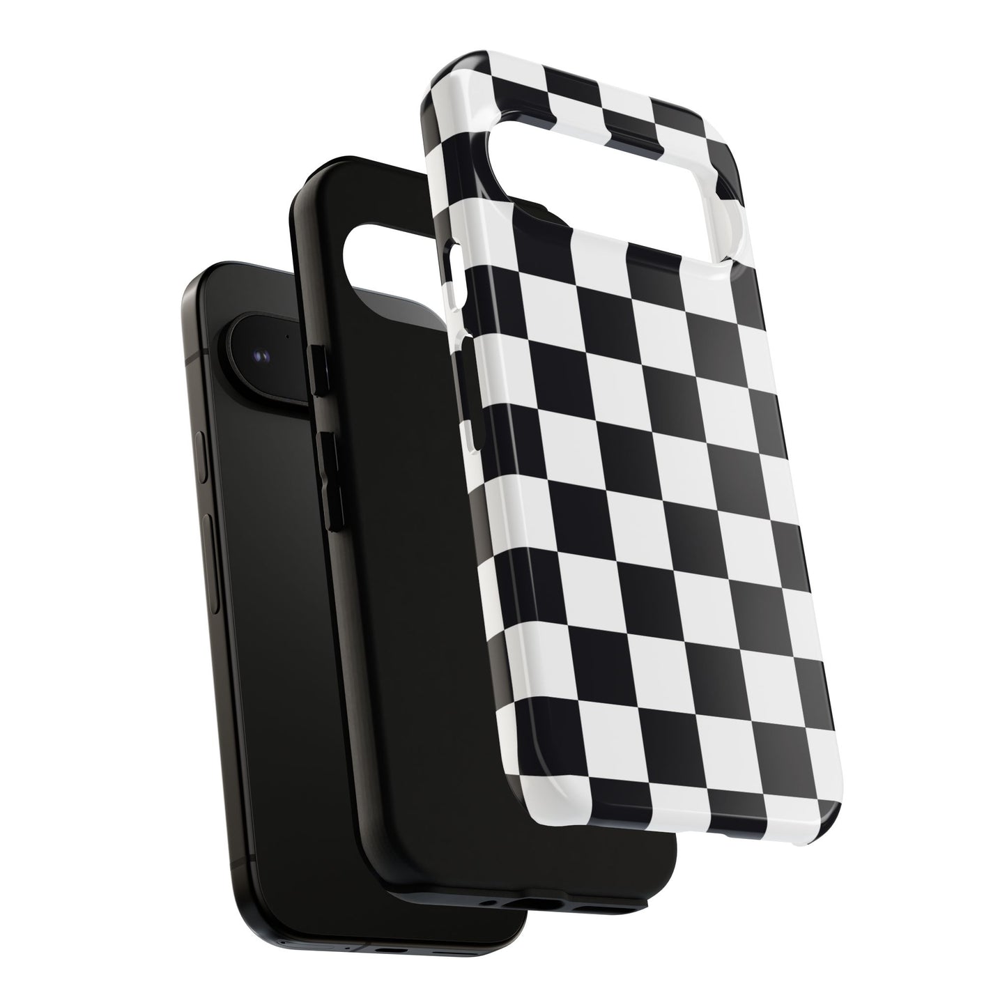 Black & White Checkerboard Google Pixel Case