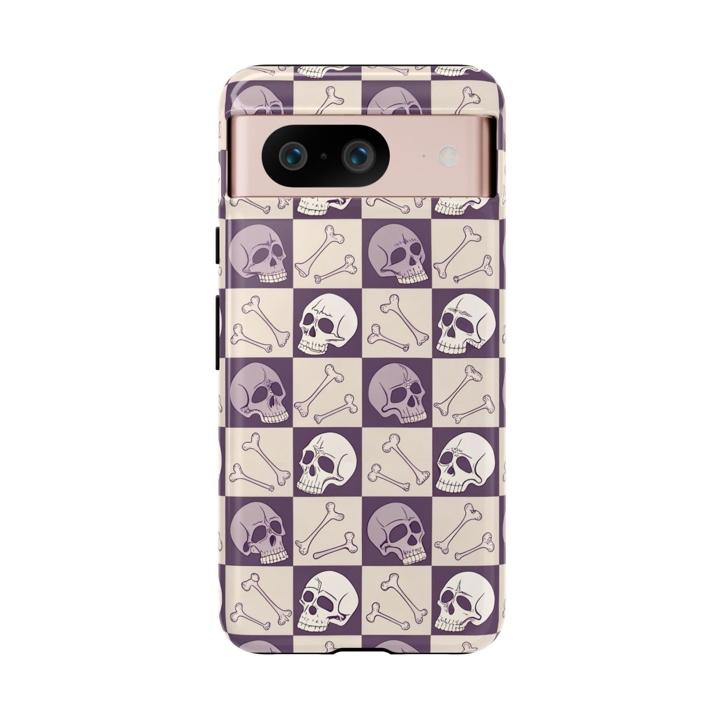 Skull & Bones Checkered Google Pixel Case