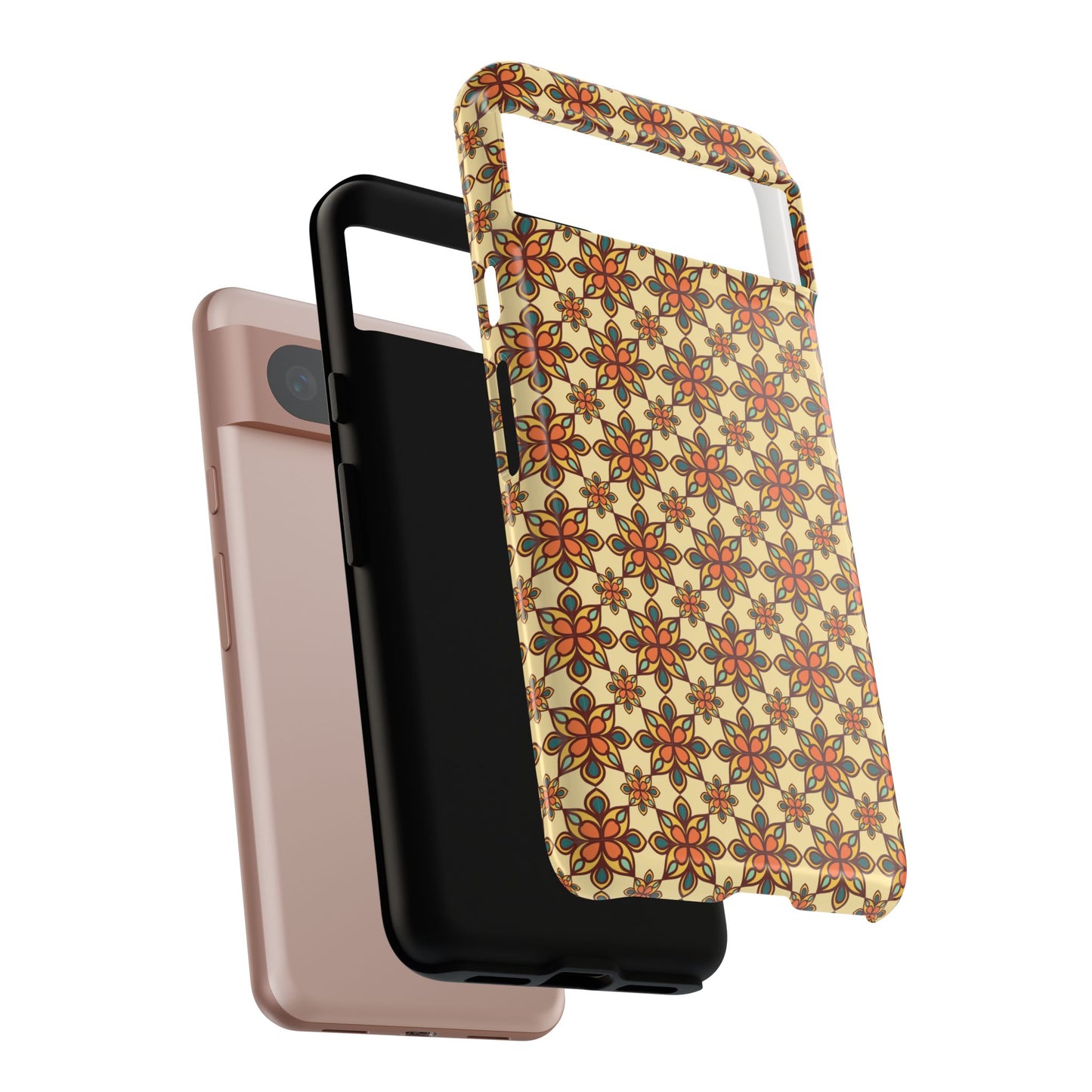Retro Mandala Floral Google Pixel Case