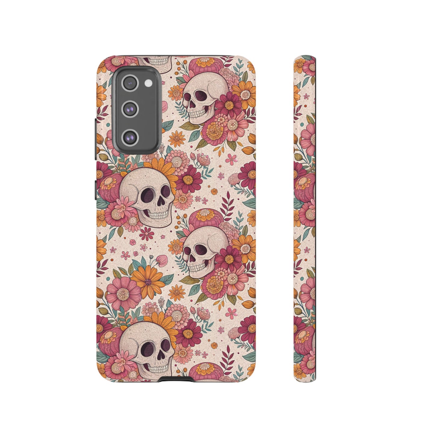Floral Skull Samsung Case