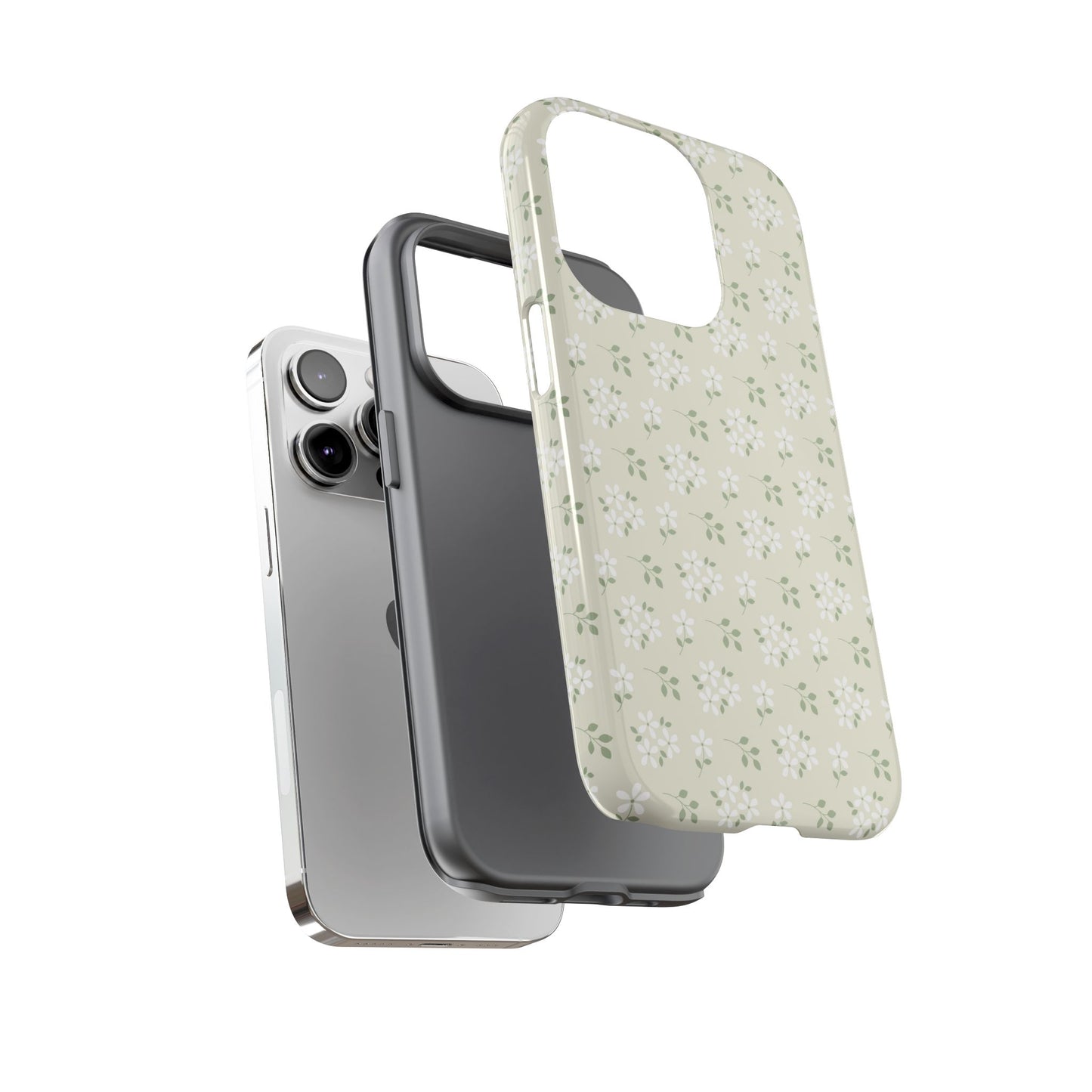 Beige Daisy Bloom iPhone Case