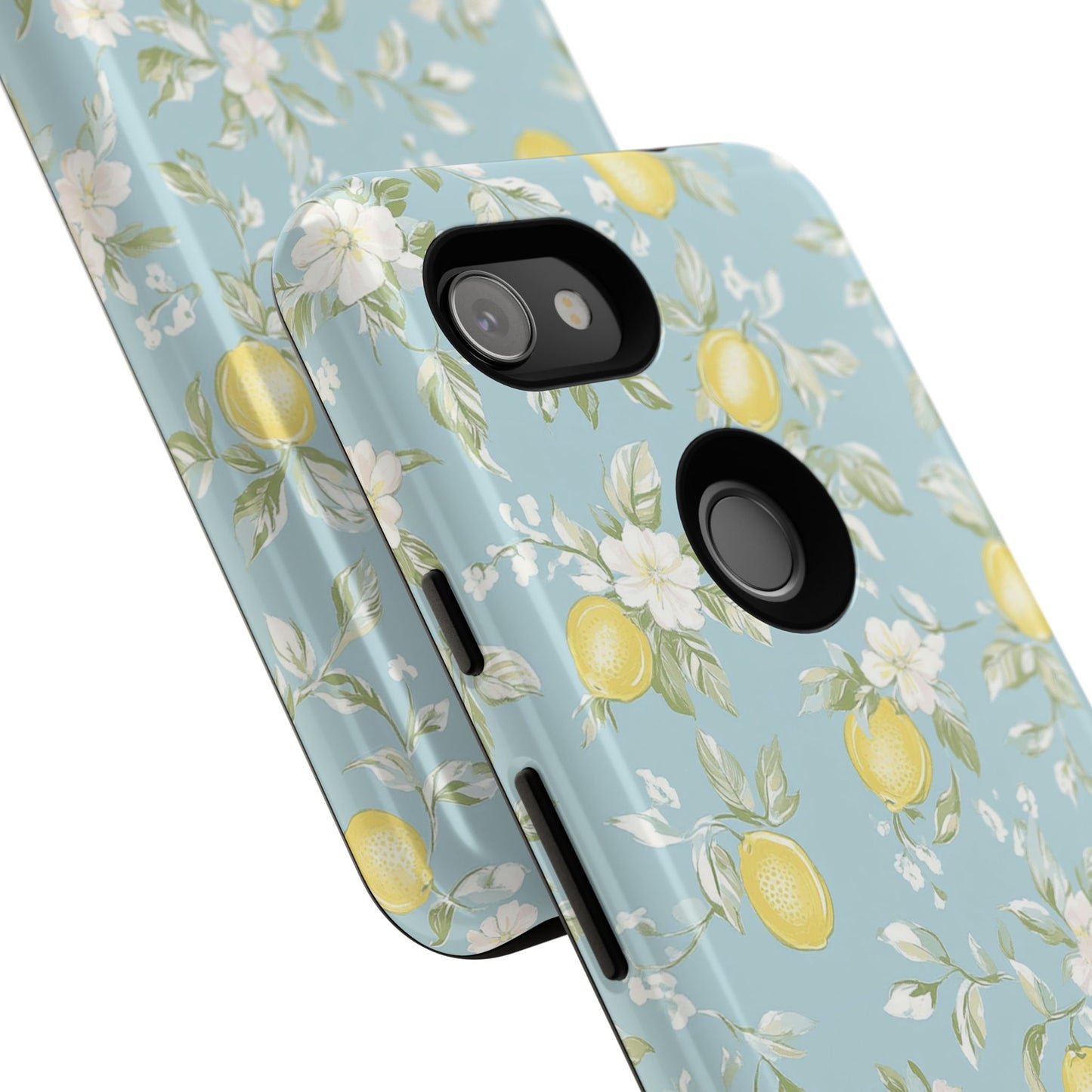 Lemon Blossom Blue Google Pixel Case