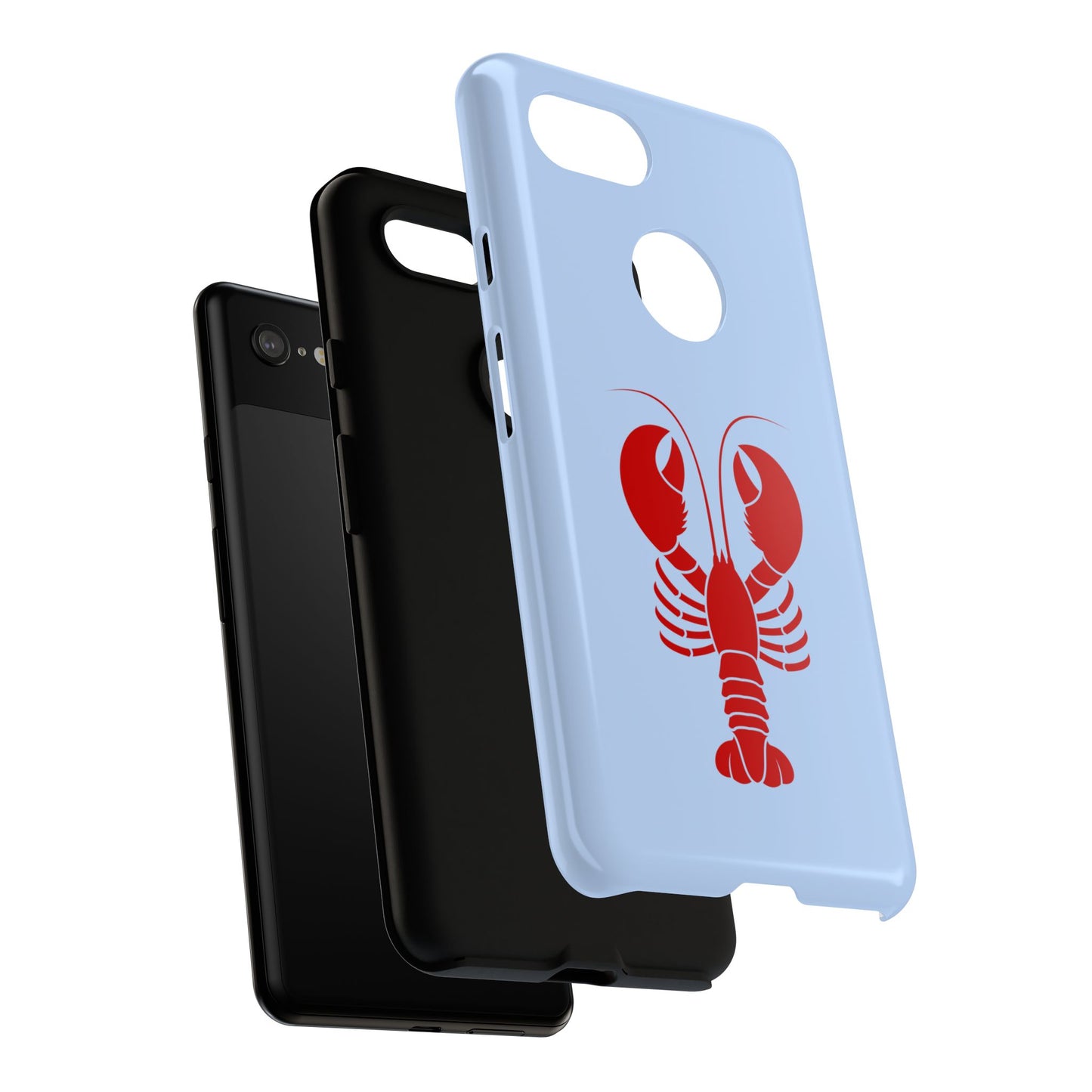 Red Lobster on Sky Blue Google Pixel Case