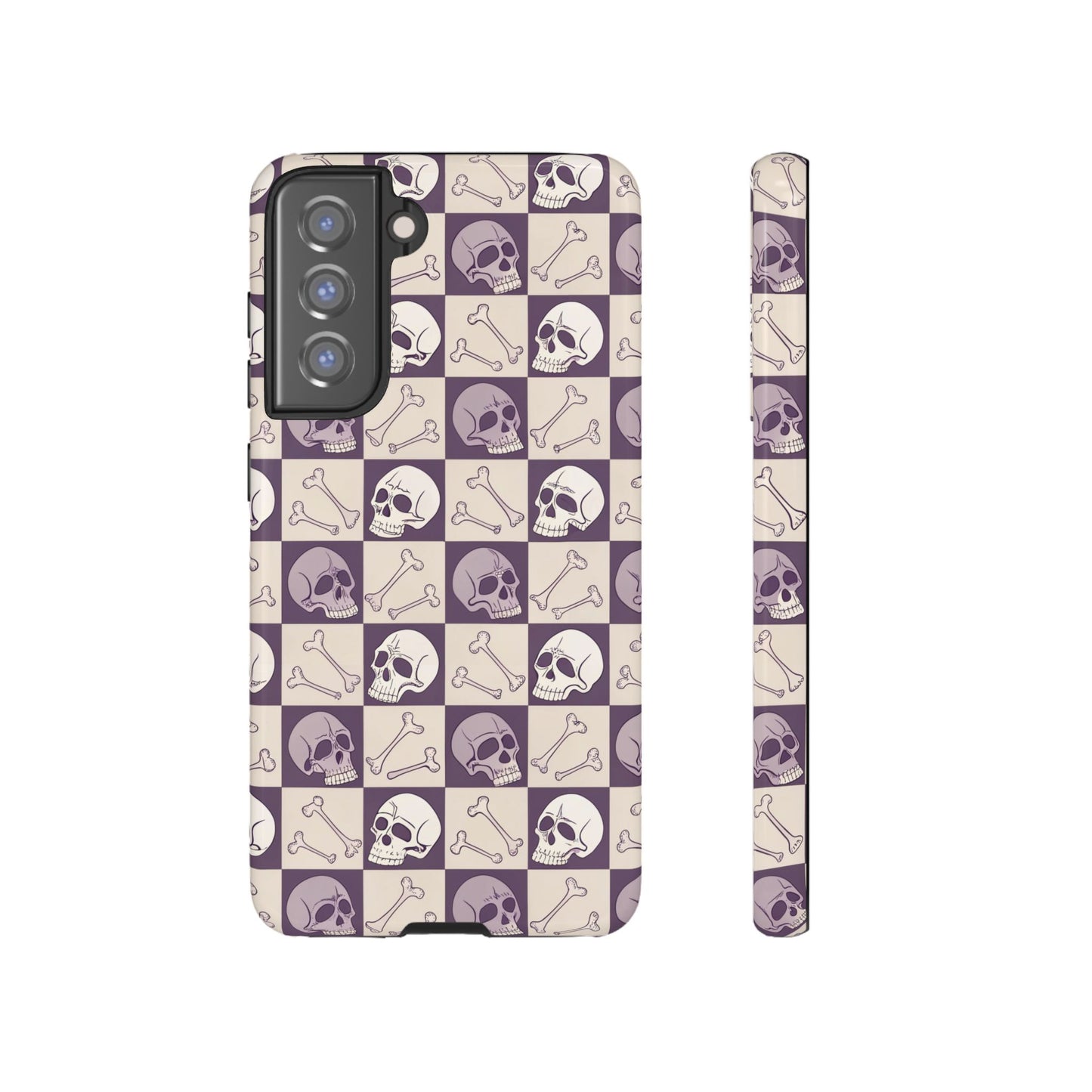 Skull & Bones Checkered Samsung Case