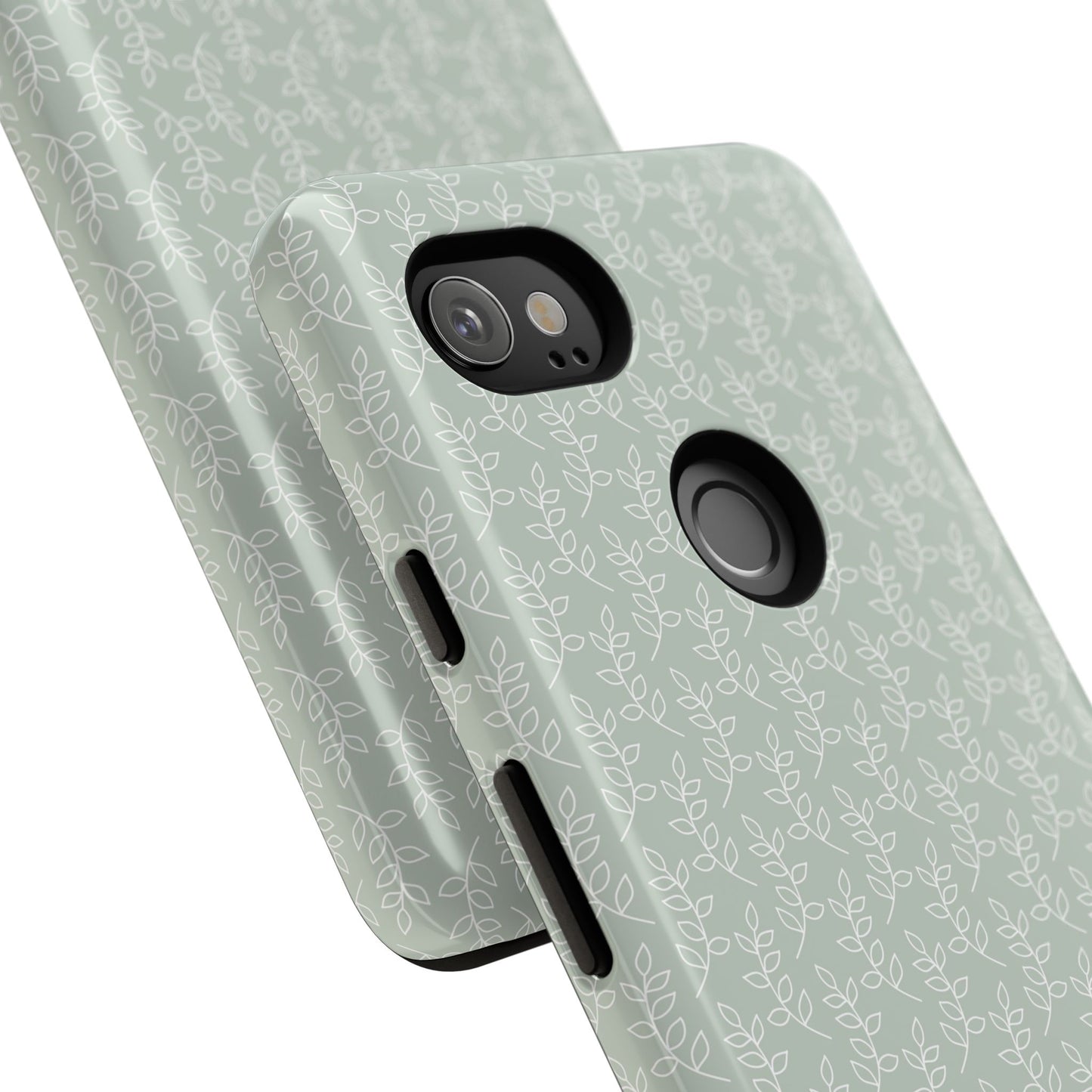 Minimal Leaf Print Google Pixel Case