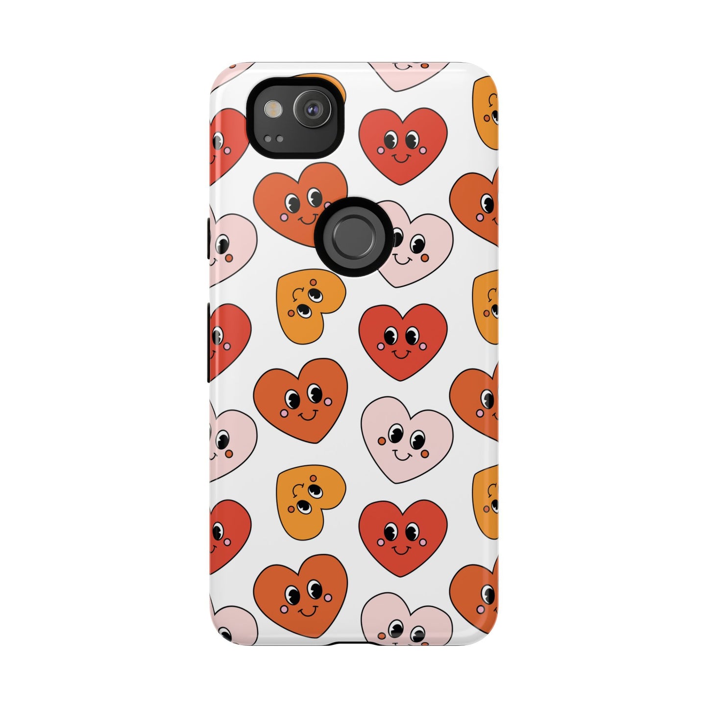 Smiley Heart Faces Google Pixel Case