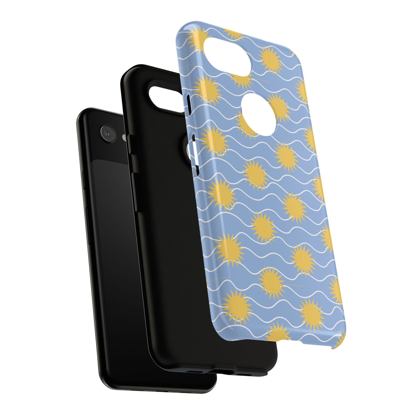 Sunny Waves Blue Google Pixel Case