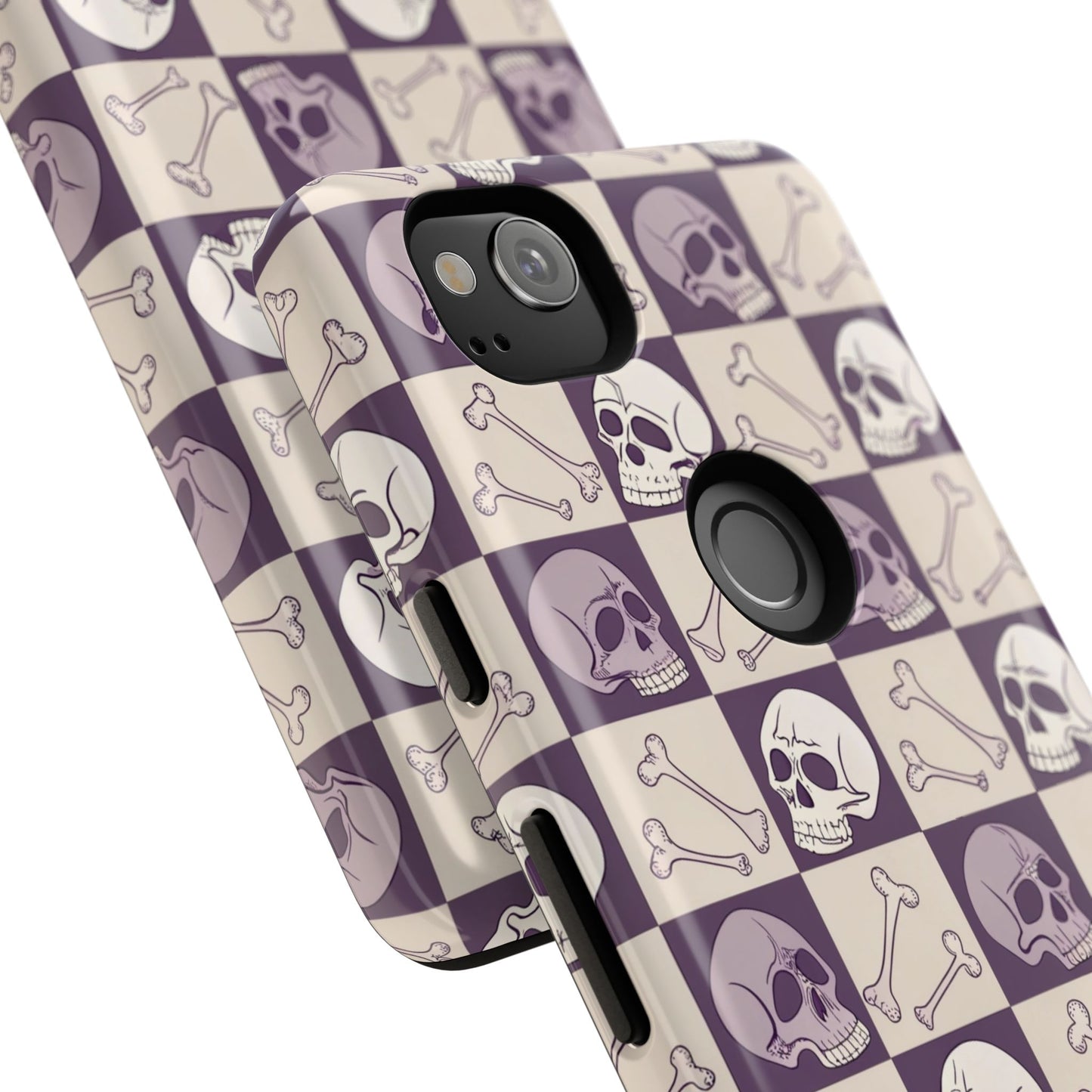 Skull & Bones Checkered Google Pixel Case