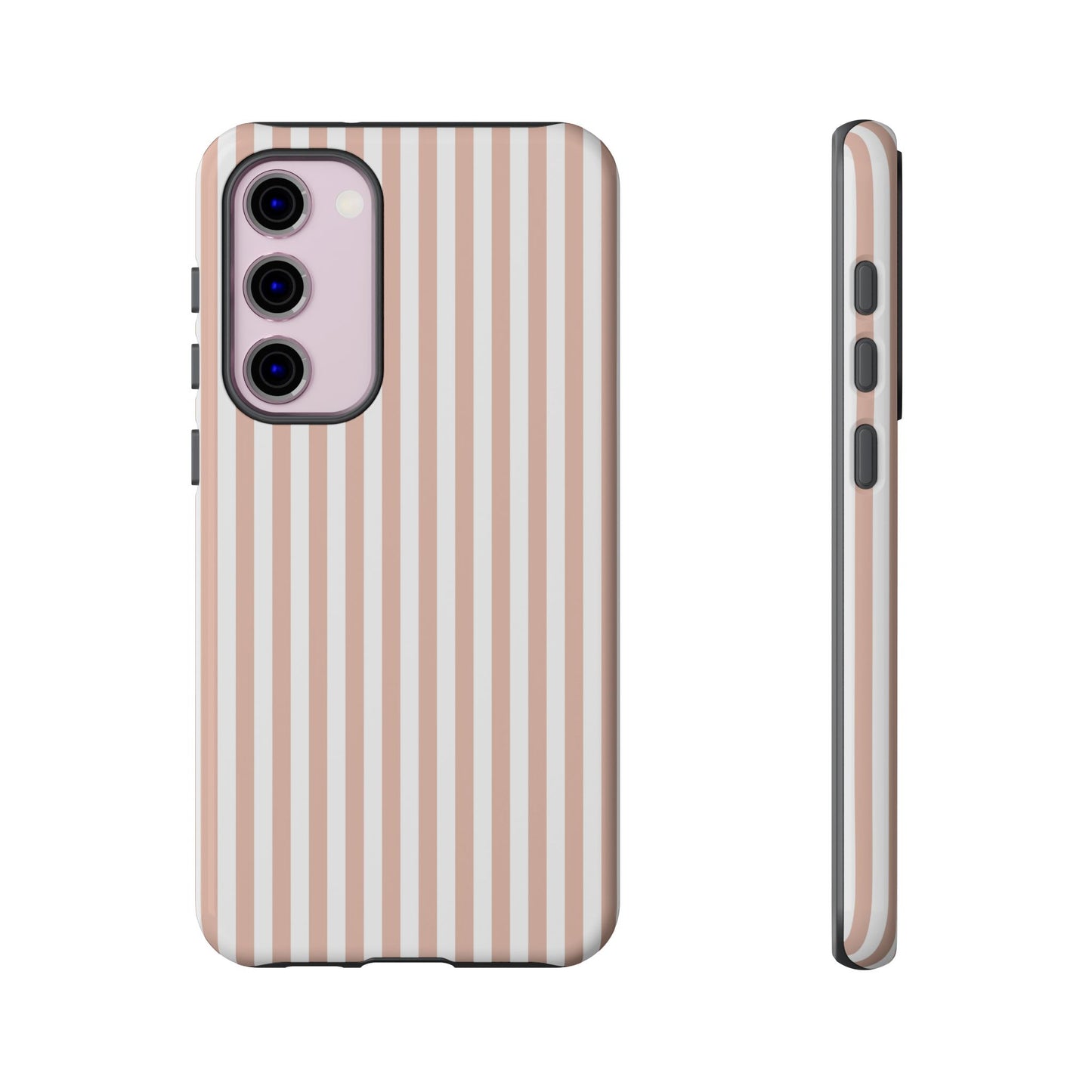 Blush & White Stripe Samsung Case