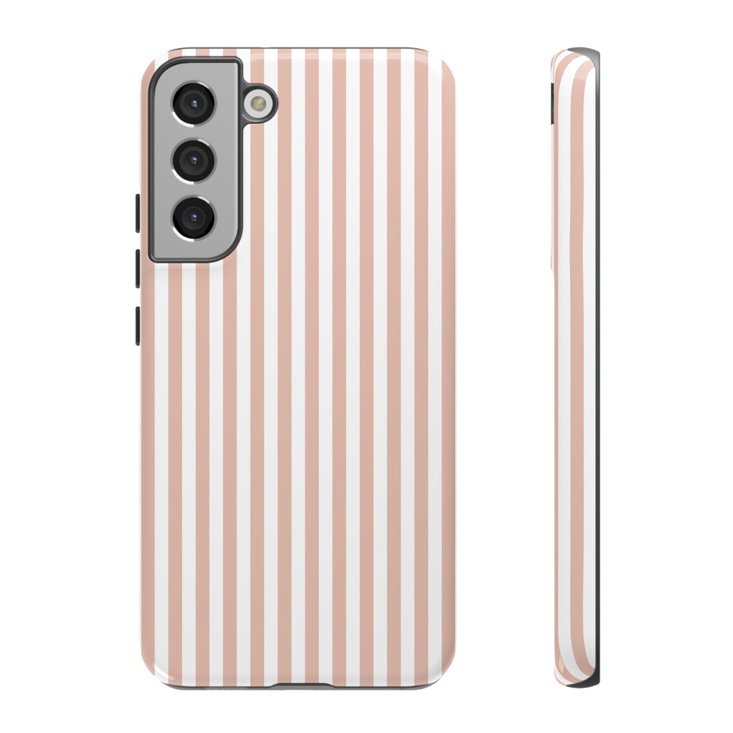 Blush & White Stripe Samsung Case