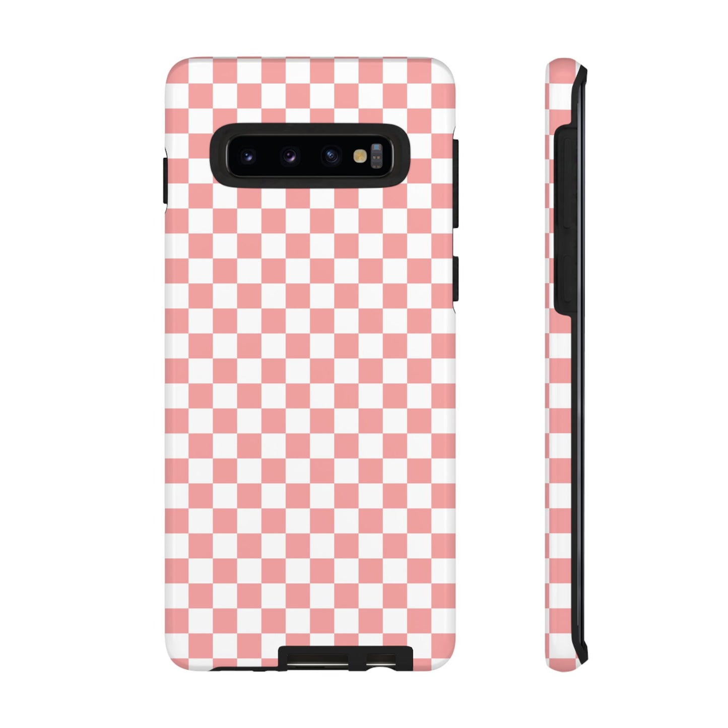 Pink Checkerboard Samsung Case