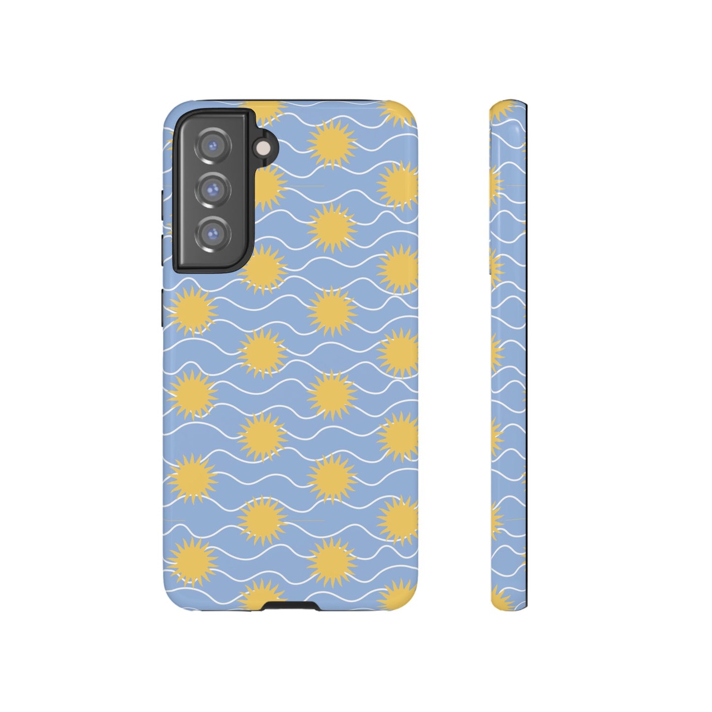 Sunny Waves Blue Samsung Case