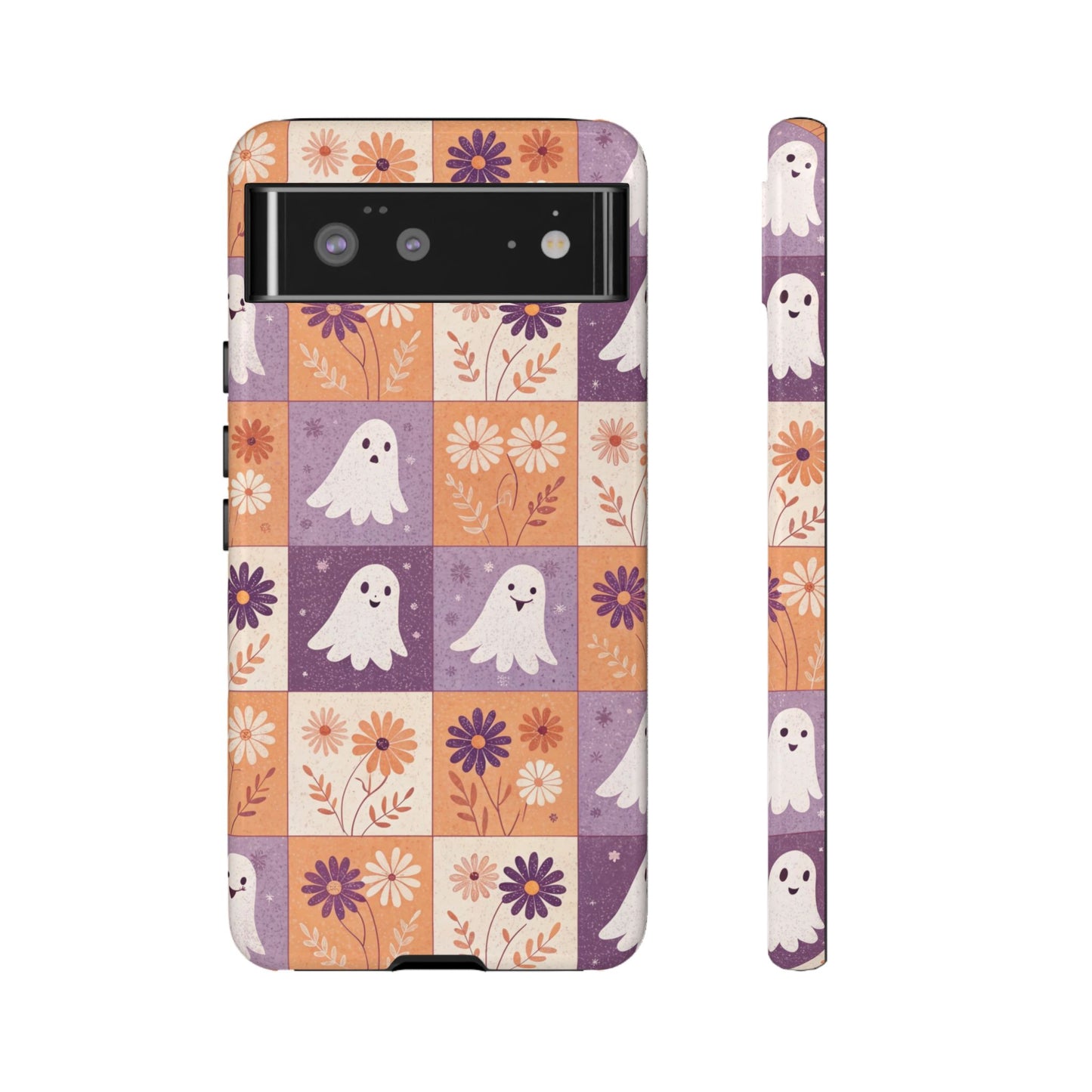 Ghost Floral Checkerboard Google Pixel Case