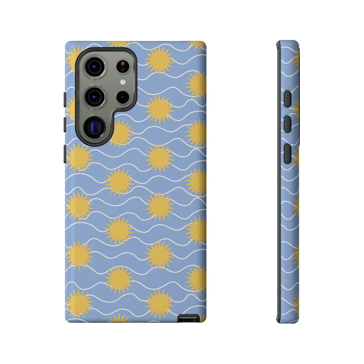 Sunny Waves Blue Samsung Case