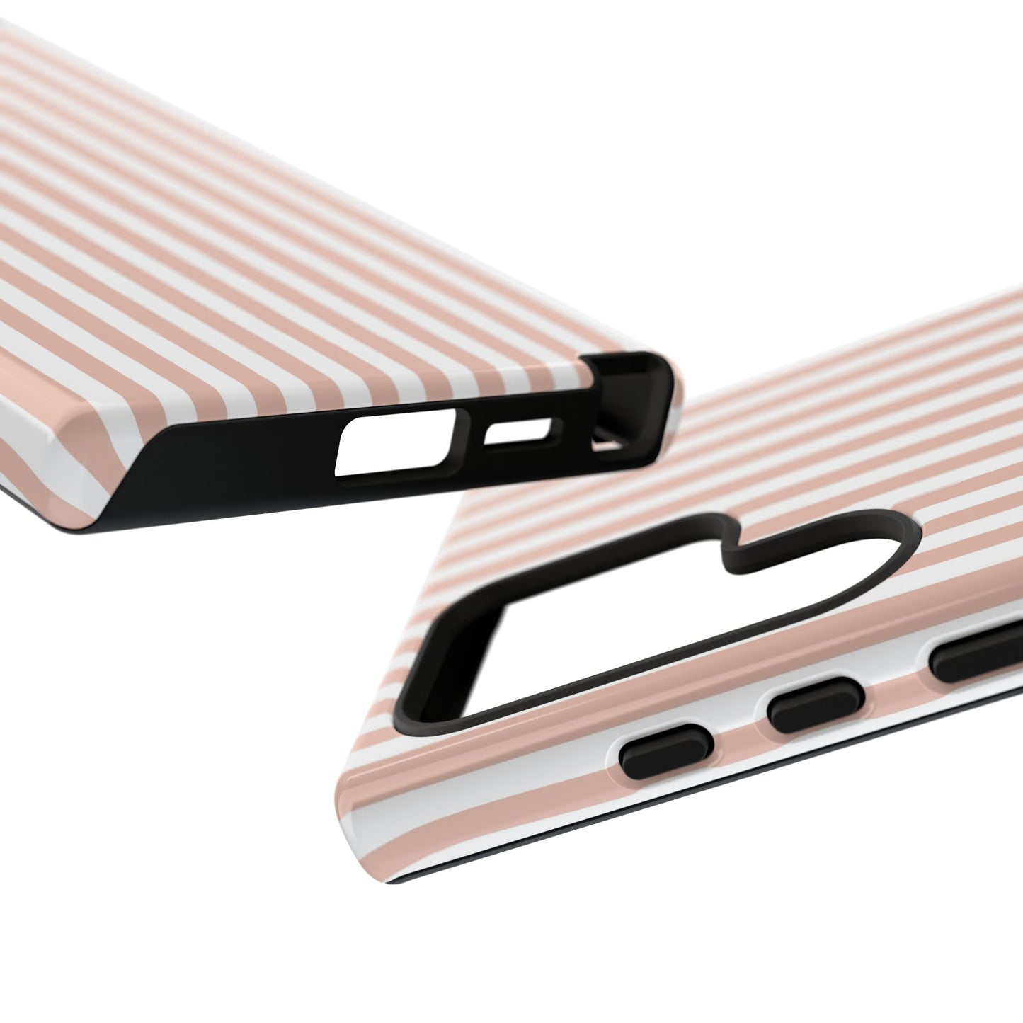 Blush & White Stripe Samsung Case