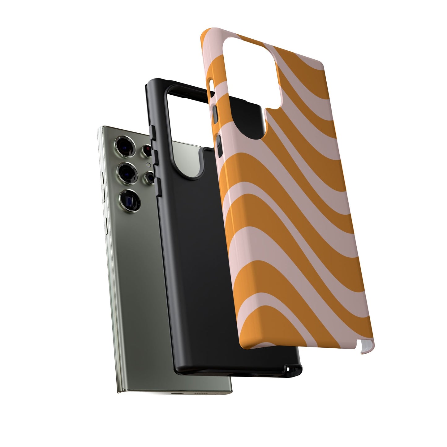Retro Wavy Stripe Samsung Case