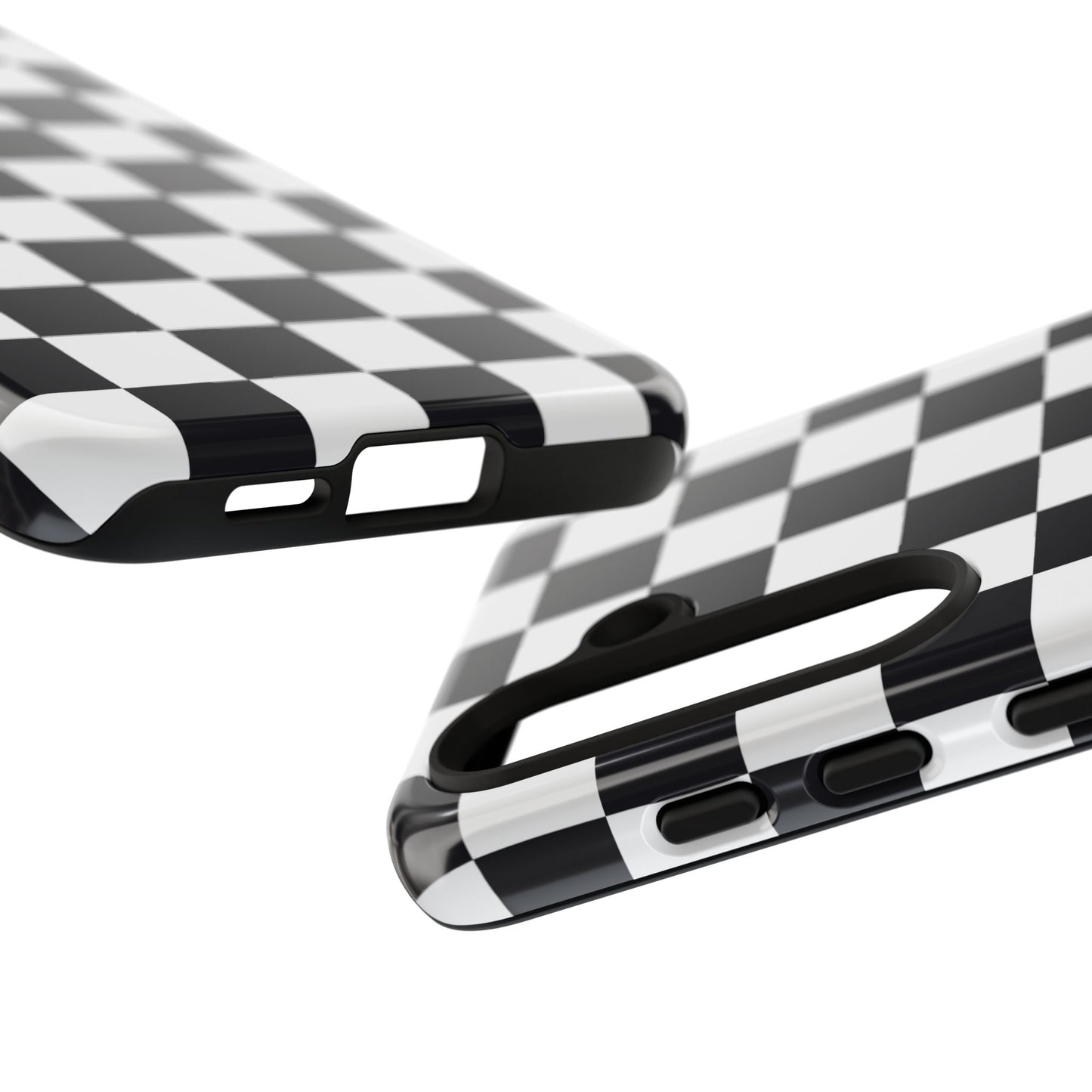 Black & White Checkerboard Samsung Case