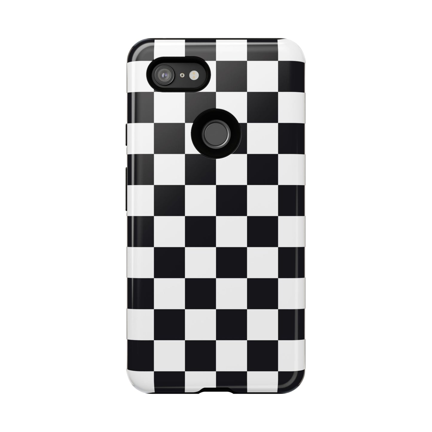 Black & White Checkerboard Google Pixel Case