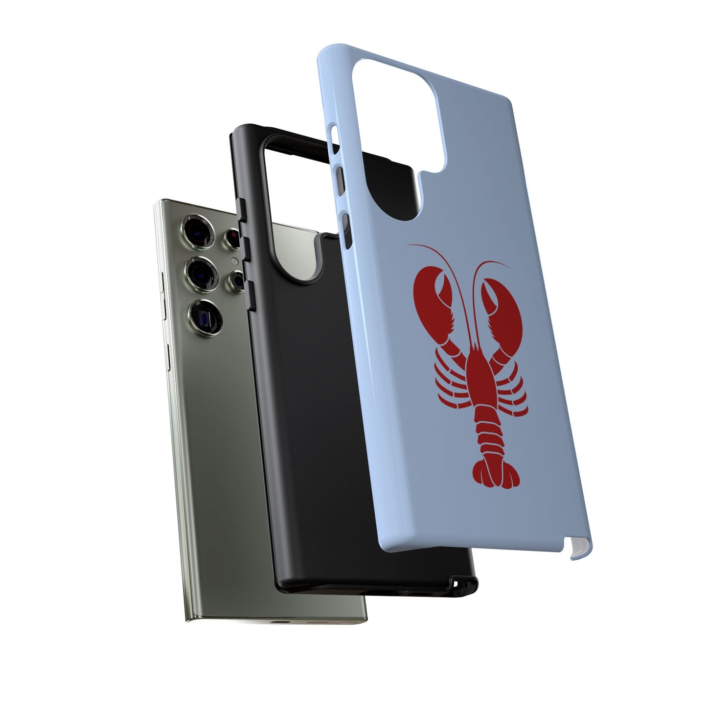 Red Lobster on Sky Blue Samsung Case