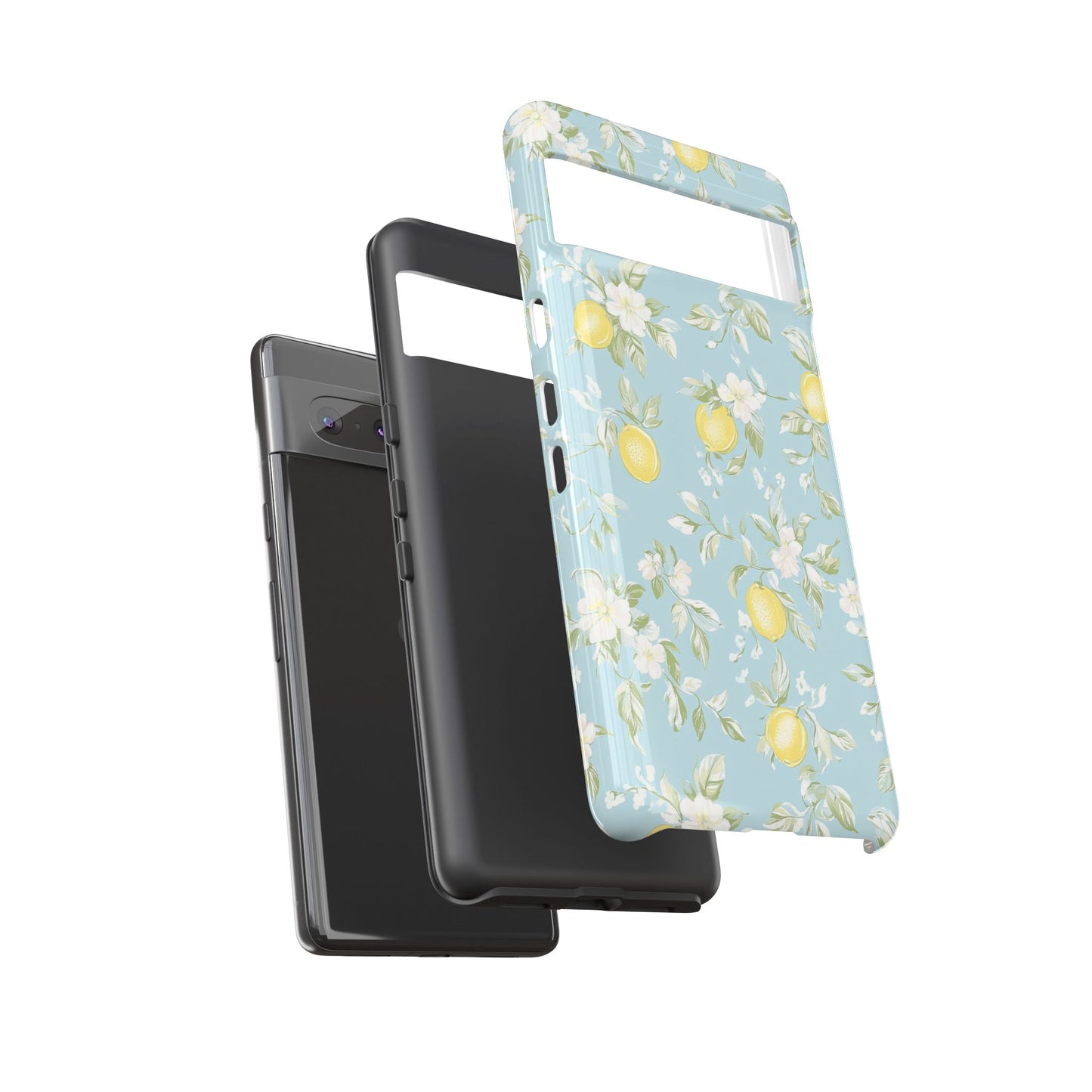 Lemon Blossom Blue Google Pixel Case