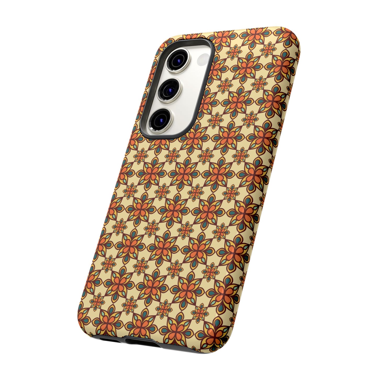 Retro Mandala Floral Samsung Galaxy Case
