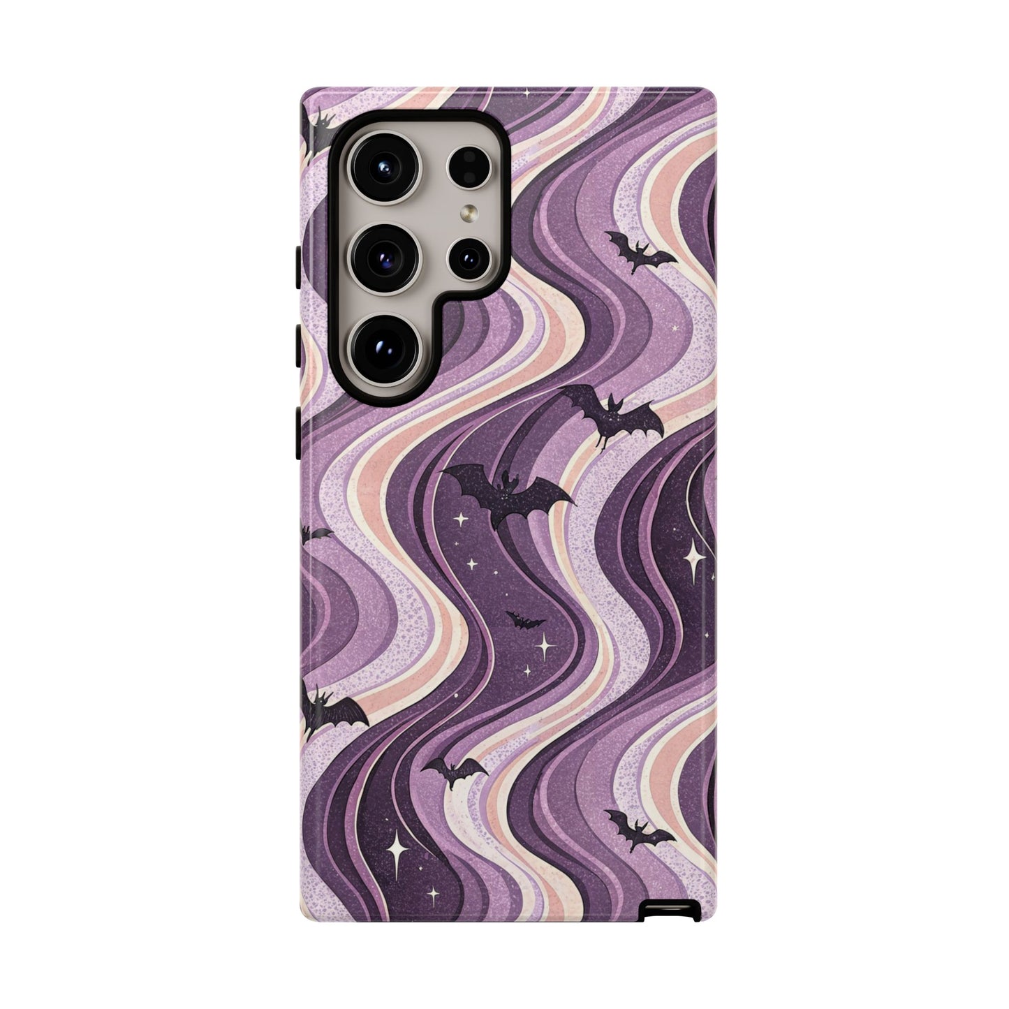 Retro Bats & Swirls Samsung Case