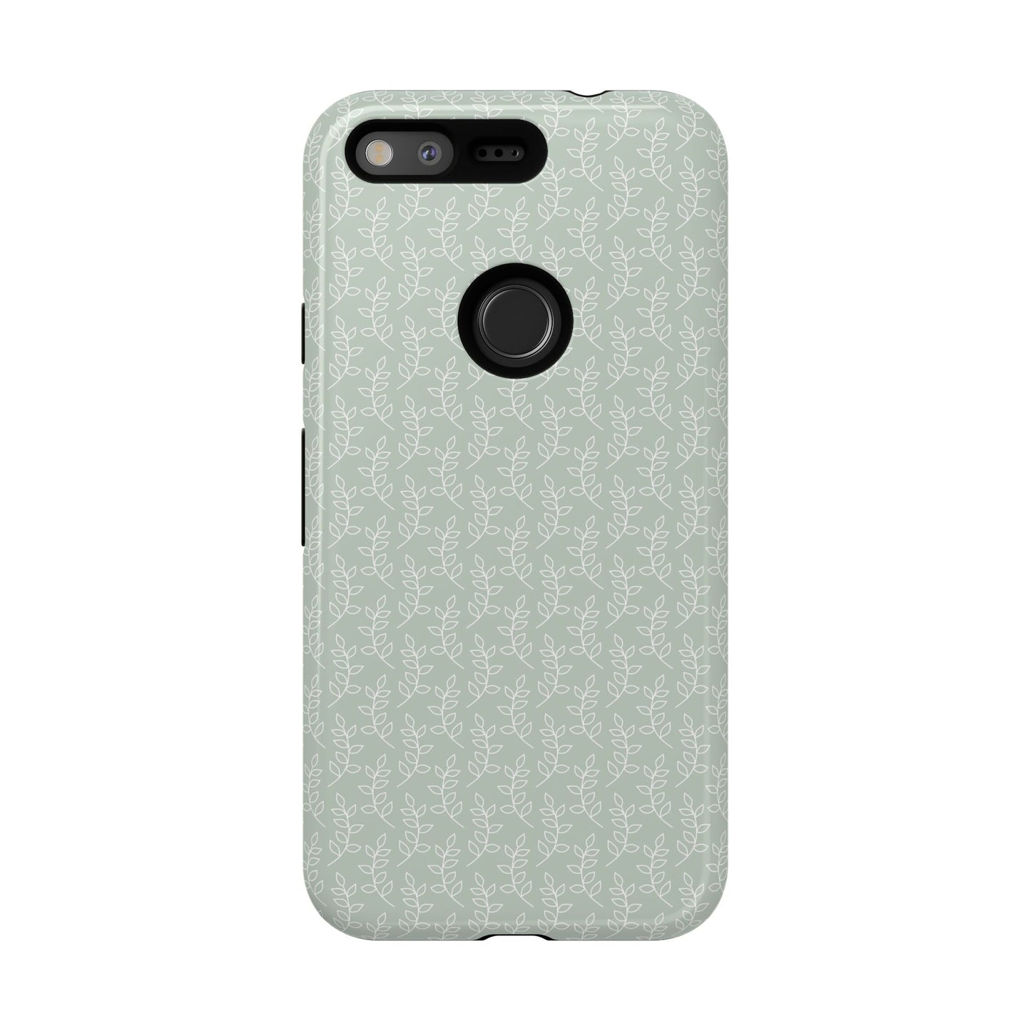 Minimal Leaf Print Google Pixel Case