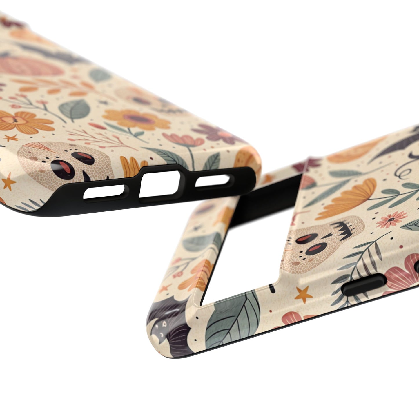 Halloween Skulls & Pumpkins Floral Google Pixel Case
